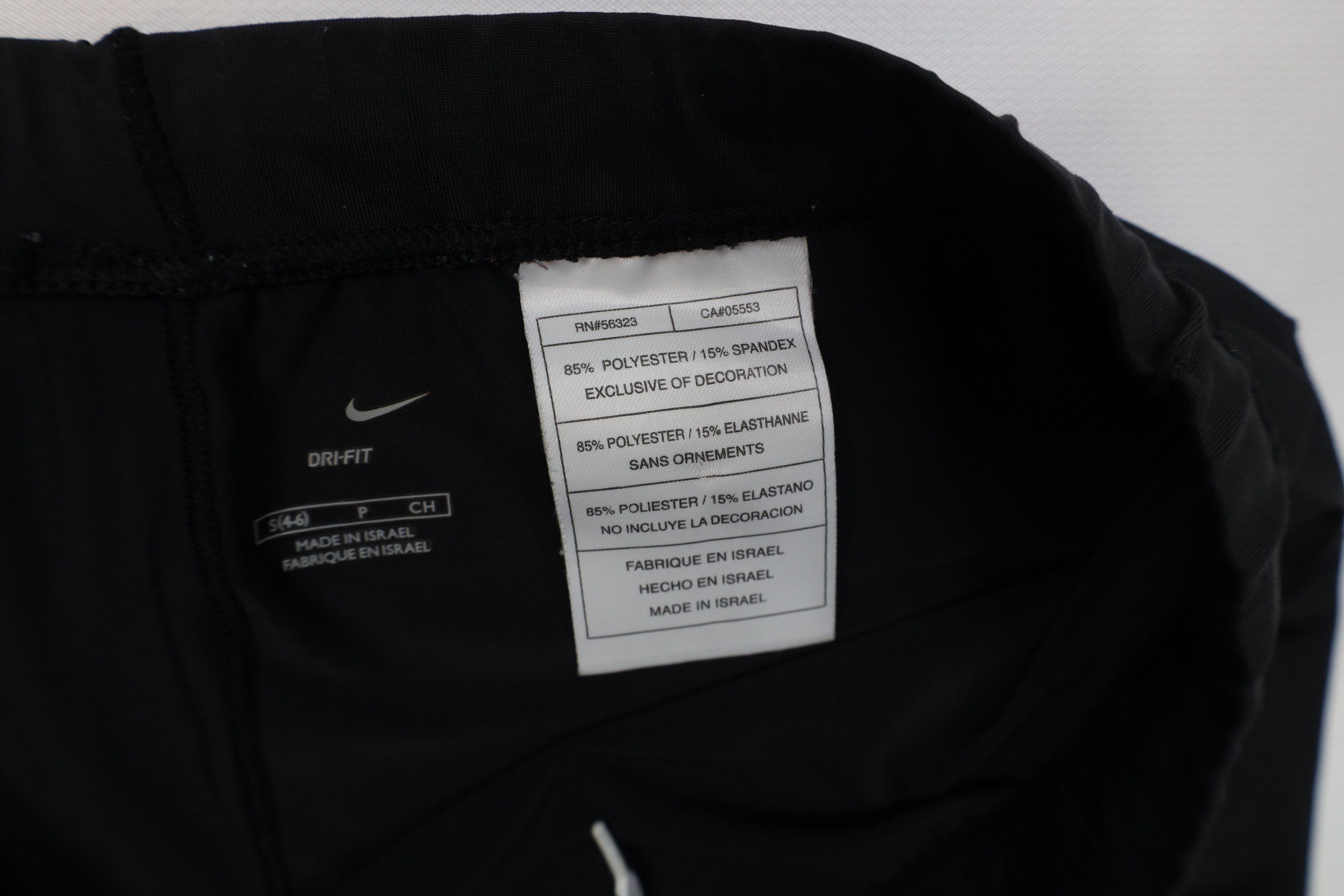Nike Vintage Y2K Nike Mini Swoosh Spandex Shorts Booty Black Size 26" / US 2 / IT 38 - 7 Thumbnail