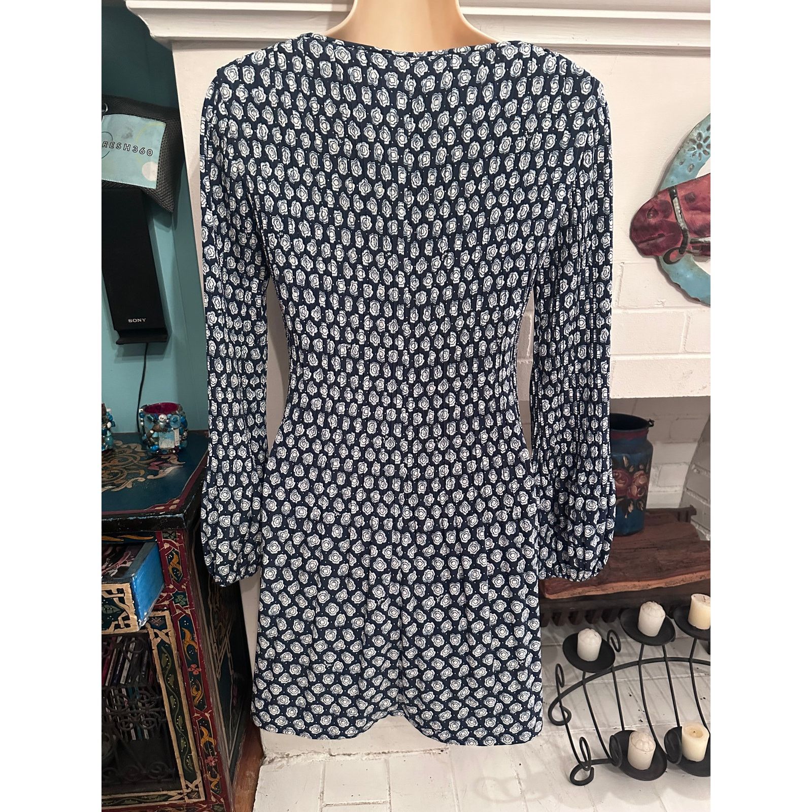 Maje MAJE ROCKINOVER DRESS 34 Size XS / US 0-2 / IT 36-38 - 5 Thumbnail
