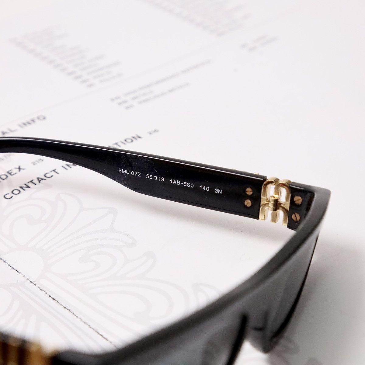 Miu Miu MIU MIU 0MU 07ZS SUNGLASSES Size ONE SIZE - 4 Thumbnail