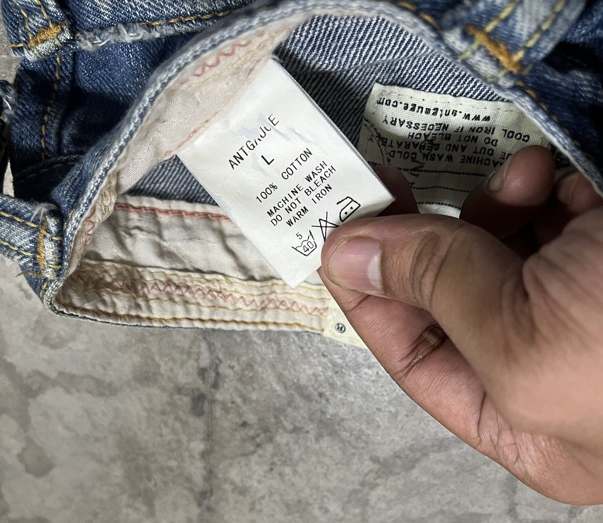 Hysteric Glamour Flare Jeans double waist Antgauge diatressed low rise Size US 30 / EU 46 - 13 Thumbnail
