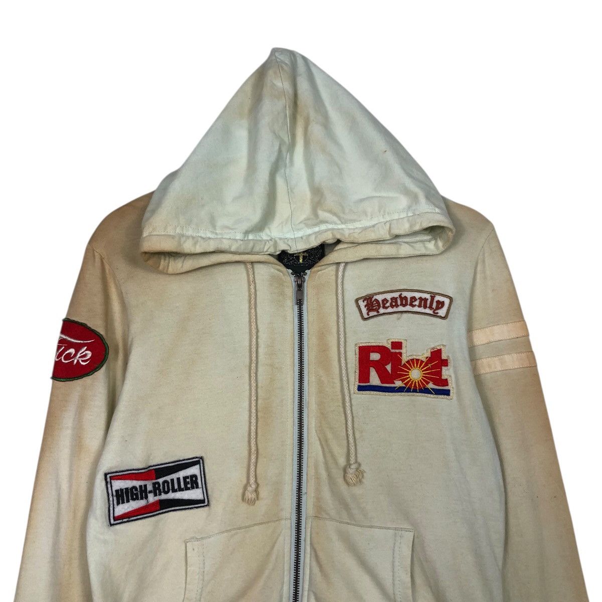 Hysteric Glamour 📌Riot Japan Zipper Hoodie Punk Design Biker Style Size US M / EU 48-50 / 2 - 4 Thumbnail