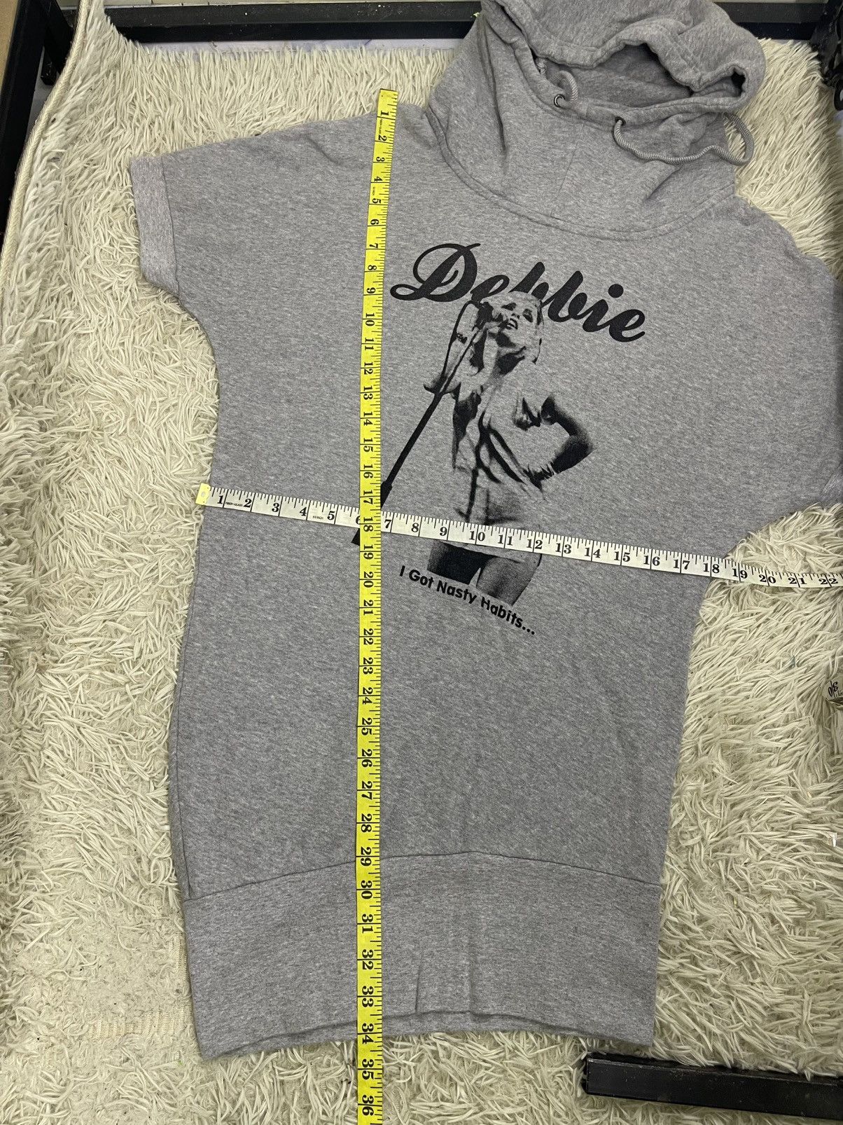 Hysteric Glamour Hysteric Glamour Blondie Debbie Hoodie Dress Grey Free Size Size ONE SIZE - 17 Thumbnail