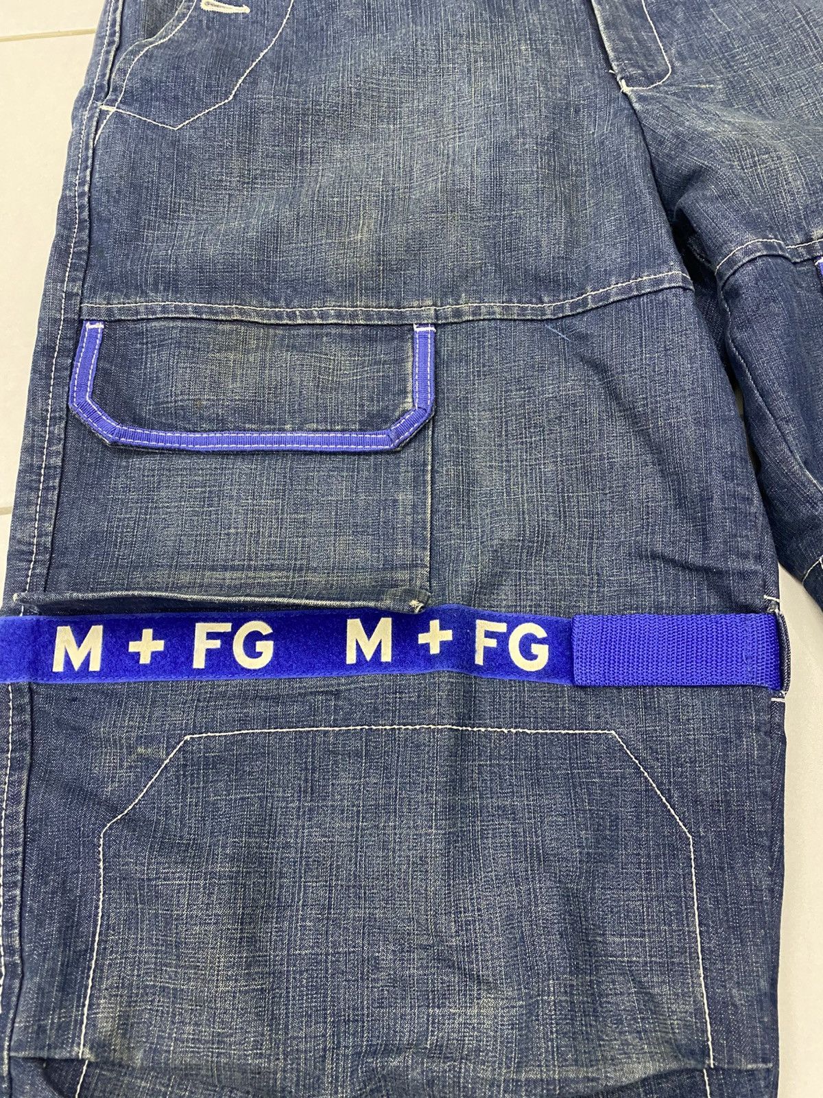 Marithe + Francois Girbaud Vtg Marithe Francois Girbaud shuttle strap baggy pants Size US 38 / EU 54 - 3 Thumbnail