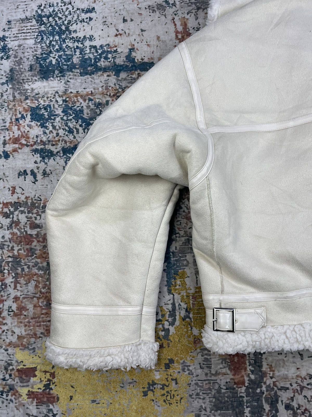 Japanese Brand Mercuryduo AW Faux Shearling Big Collar Bomber Jacket Size M / US 6-8 / IT 42-44 - 8 Thumbnail
