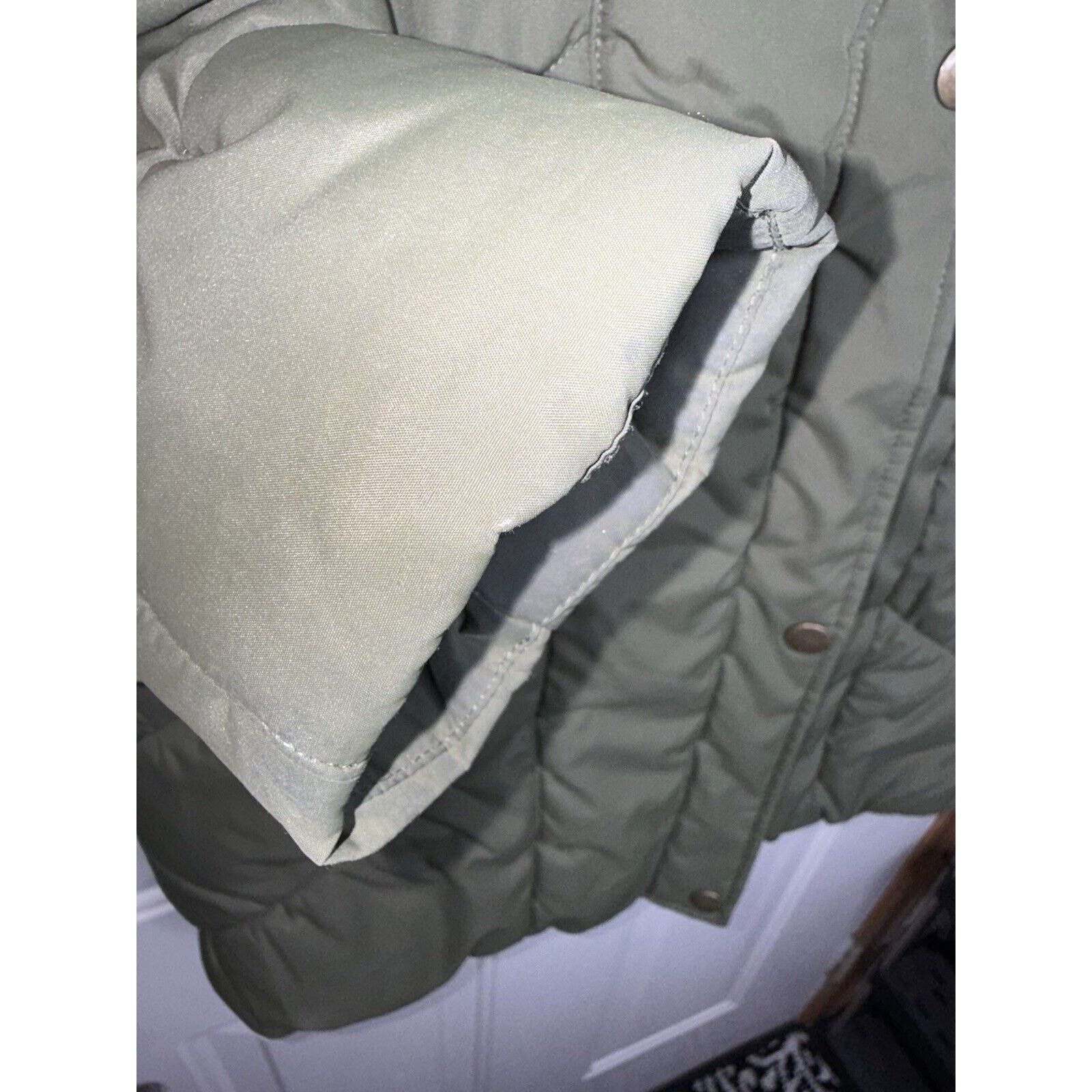 & Other Stories American Rag Puffer Jacket Parka Coat Women’s Medium Khaki Size M / US 6-8 / IT 42-44 - 4 Thumbnail