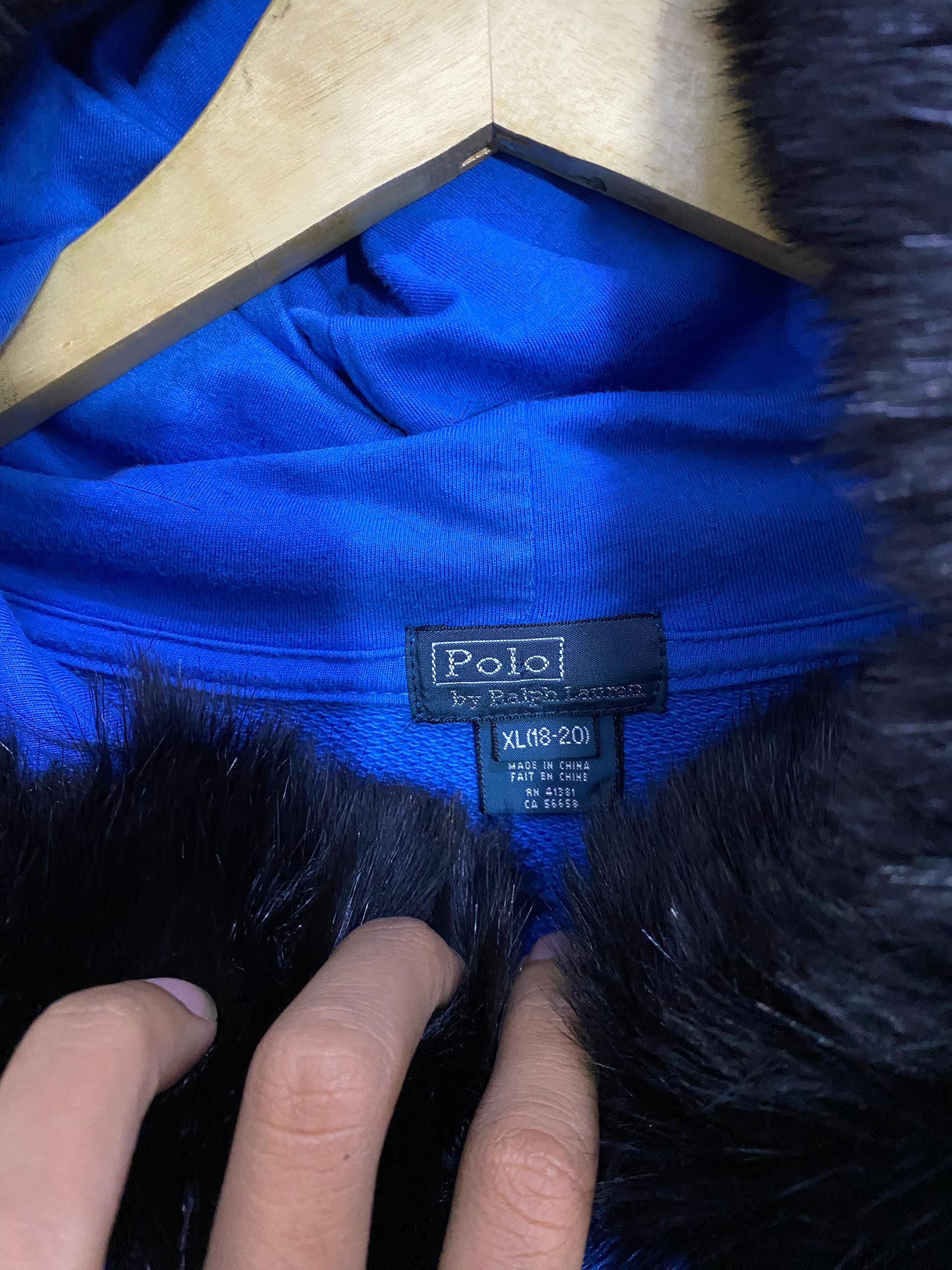 Polo Ralph Lauren Polo Ralph Lauren Fur Zipper Hoodie LGB Style American Flag Size US L / EU 52-54 / 3 - 8 Thumbnail