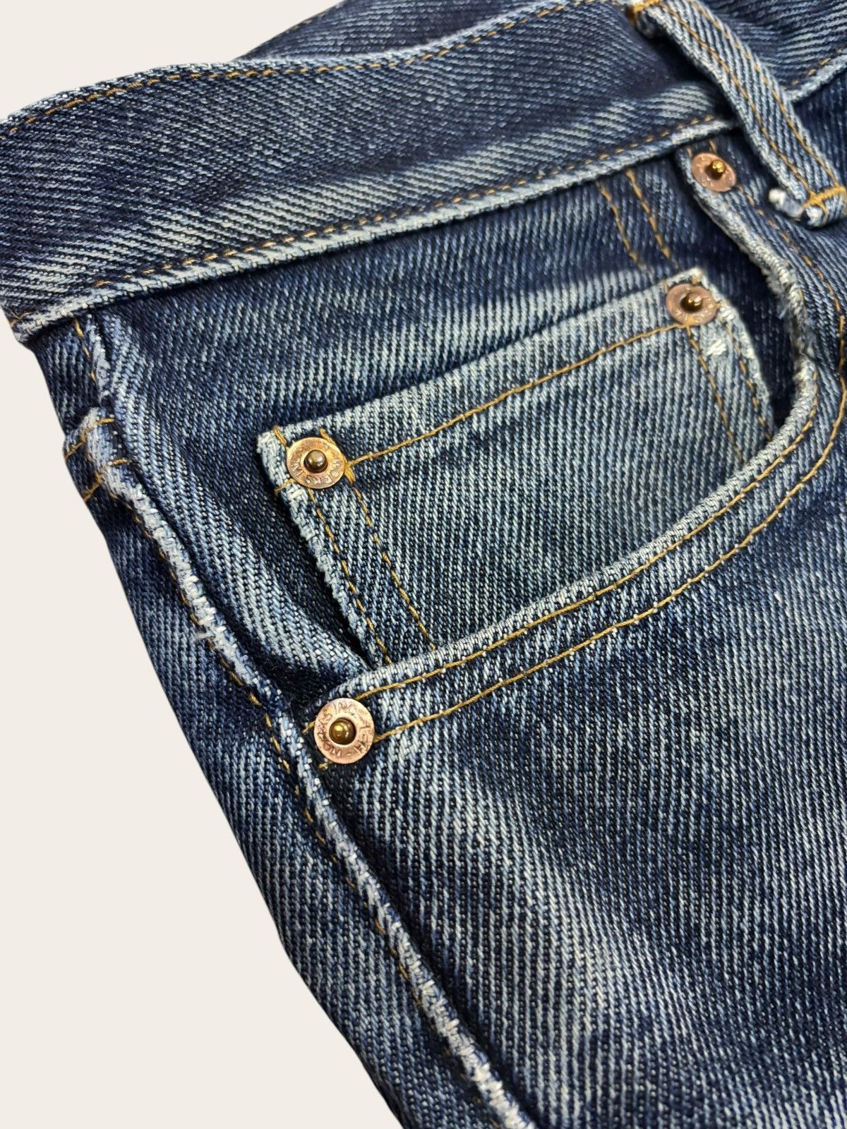 Iron Heart 21oz Iron Heart Lot 461 Extra Heavy Jeans Size US 30 / EU 46 - 6 Thumbnail