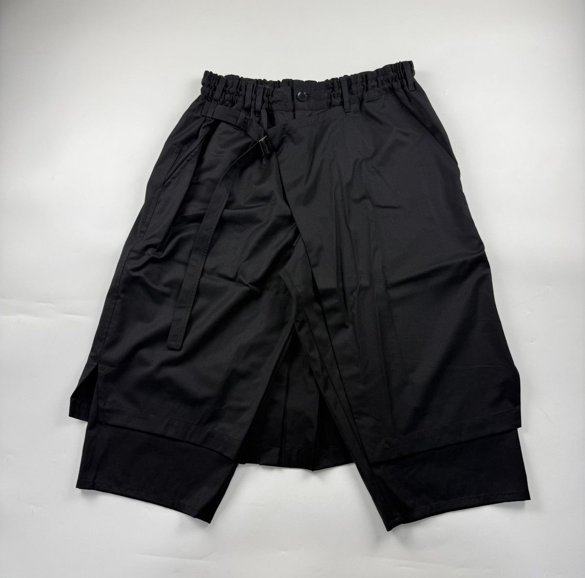 Ground Y × Yohji Yamamoto Ground Y T/W Gabardine Wrap Pants