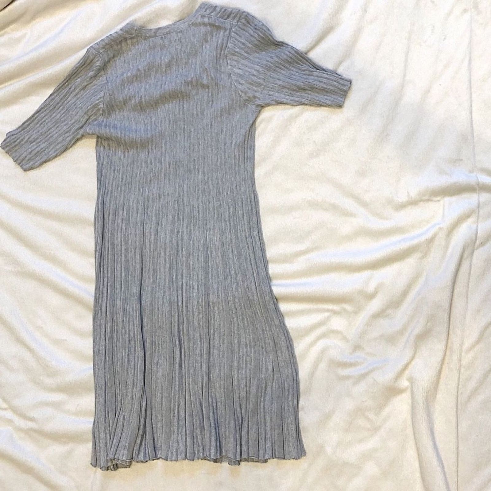 Other Cooperative Grace Ribbed Gray Sweater Dress | Sz S Size S / US 4 / IT 40 - 4 Thumbnail