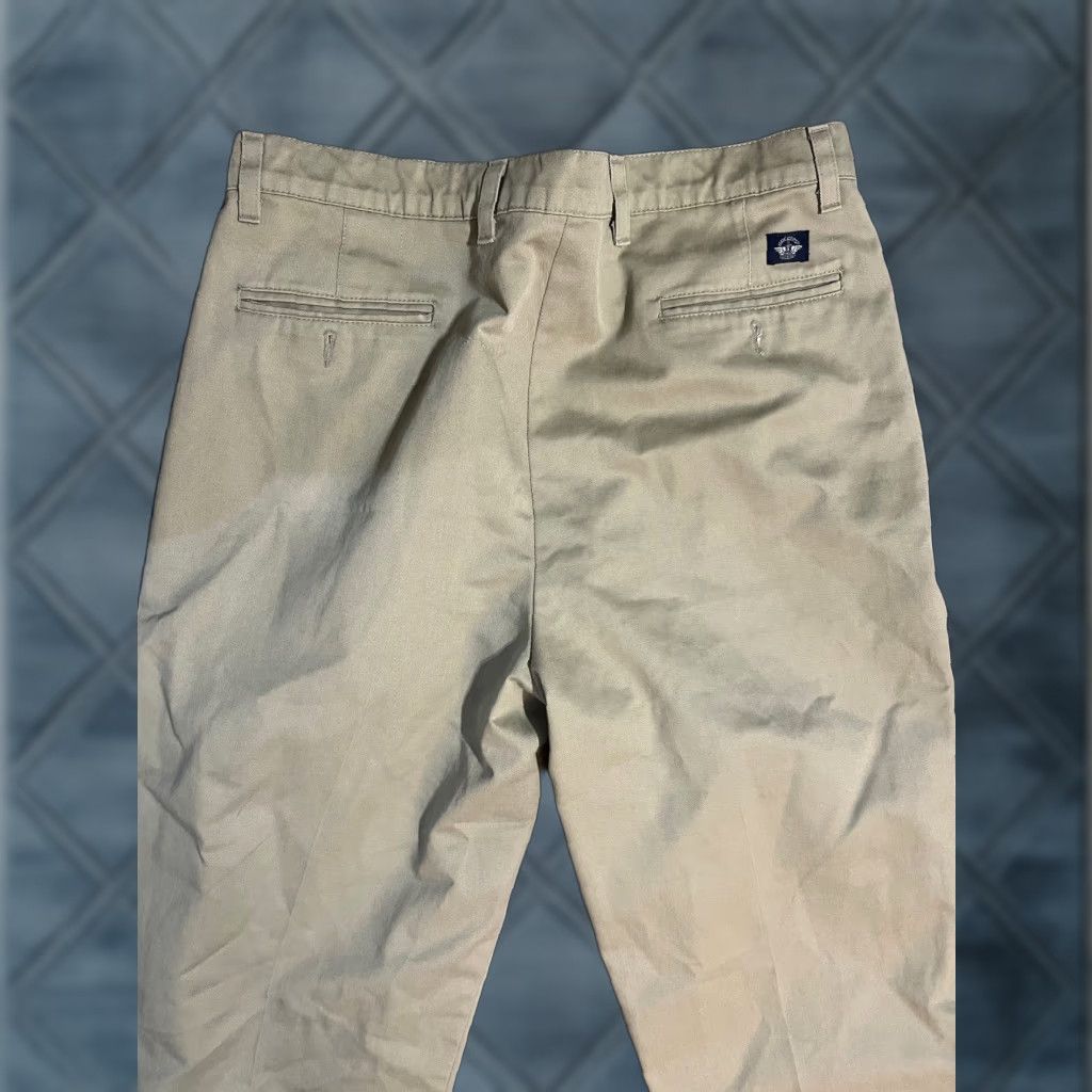 Dockers DOCKERS Classic Fit Pleated Dress Pants 36x32 Beige Vtg Solid Distressed Size US 36 / EU 52 - 1 Thumbnail
