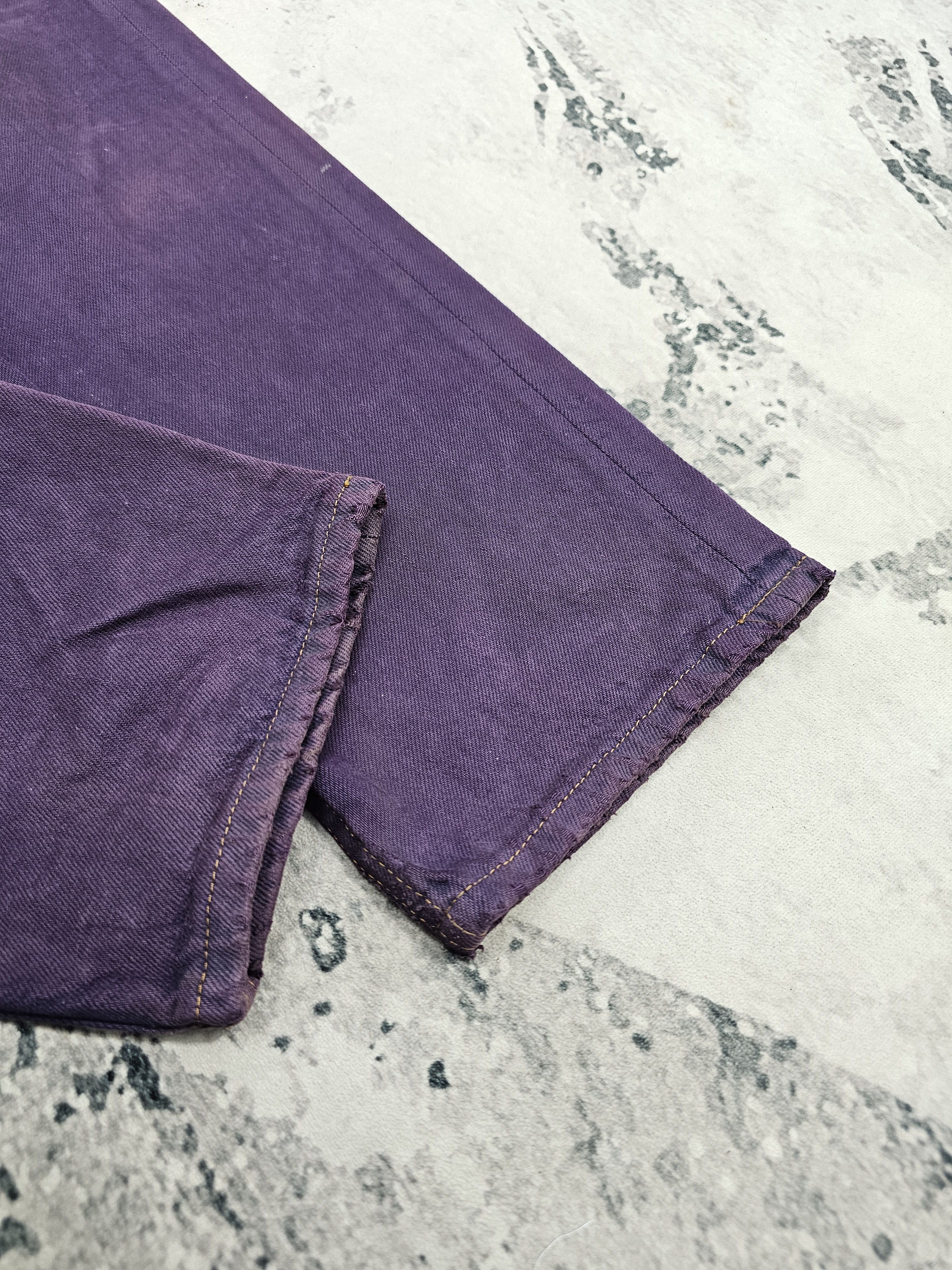 Levi's Vintage Clothing Vtg 90'S LEVIS 501 Purple Faded Jeans Made In USA L0512 Size US 28 / EU 44 - 5 Thumbnail