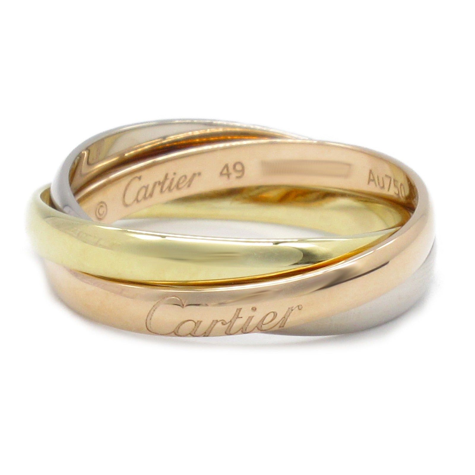 Cartier Cartier Trinity Ring K18 (Yellow Gold) K18Wg (White (Pink Gold Size ONE SIZE - 1 Thumbnail