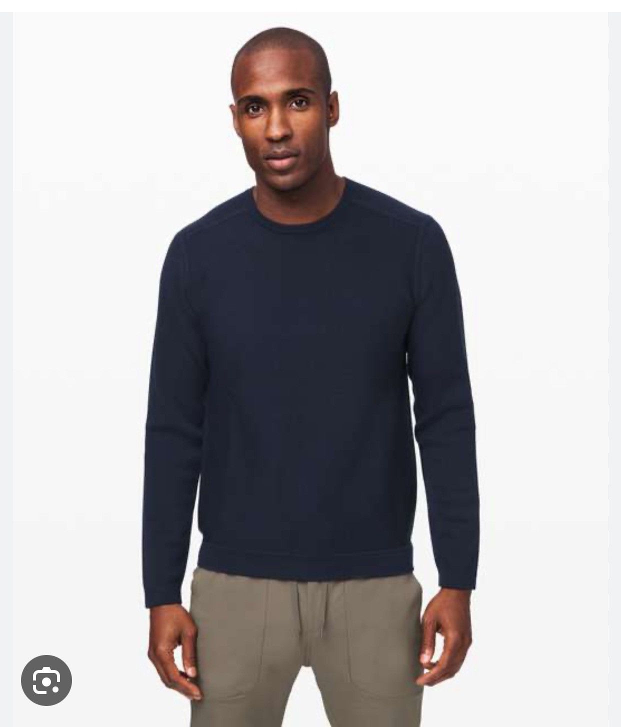 image of Lululemon Alpine Air Crew (Blue, Xs), Men's