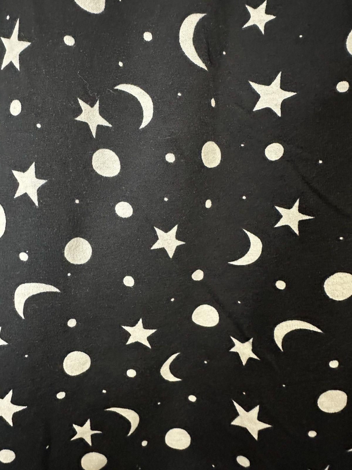 Saint Laurent Paris Saint Laurent Moon and Star Print Short Sleeve Tee Size L / US 10 / IT 46 - 4 Thumbnail