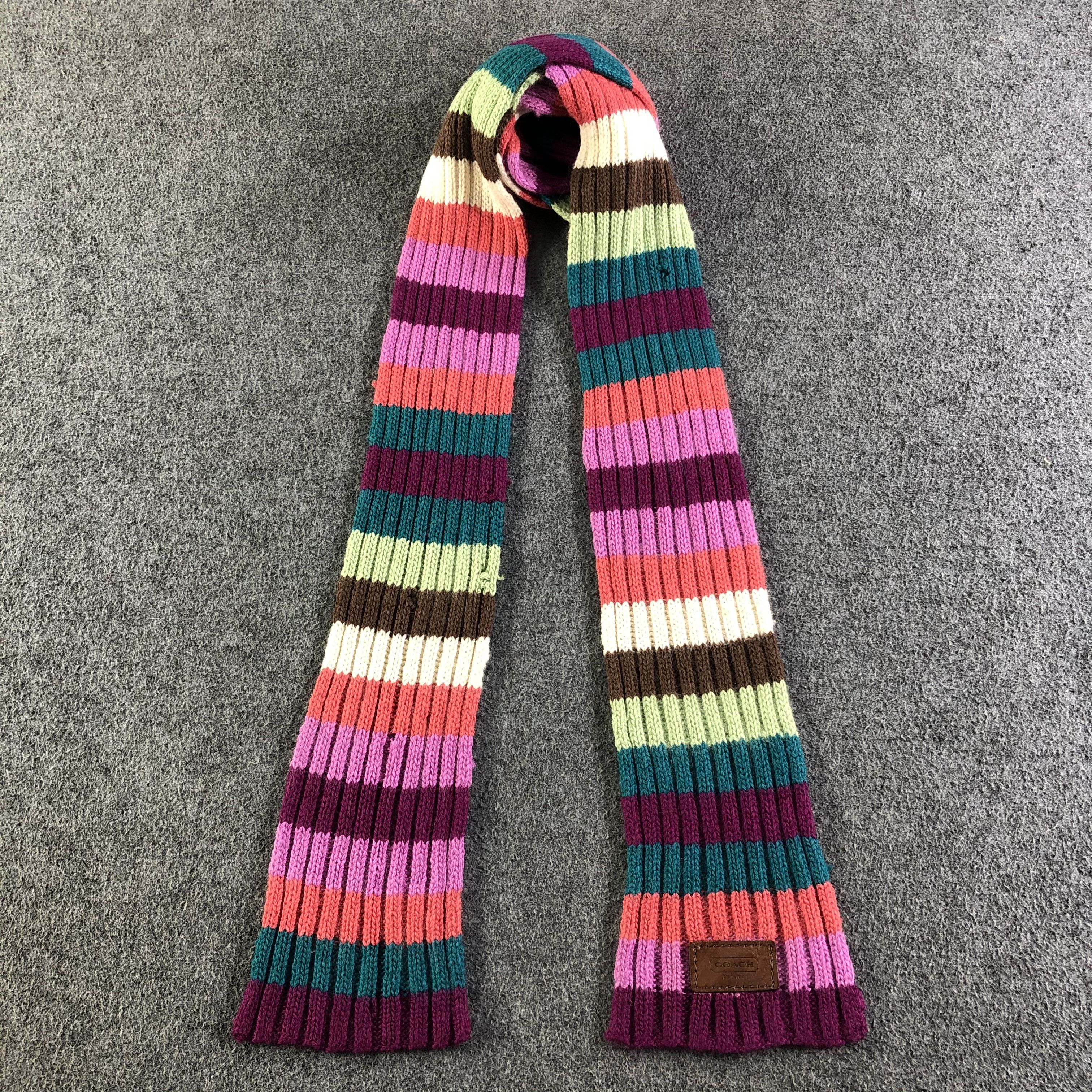 Coach Coach Multicolor Scarf / Muffler / Neckwear Size ONE SIZE - 1 Thumbnail