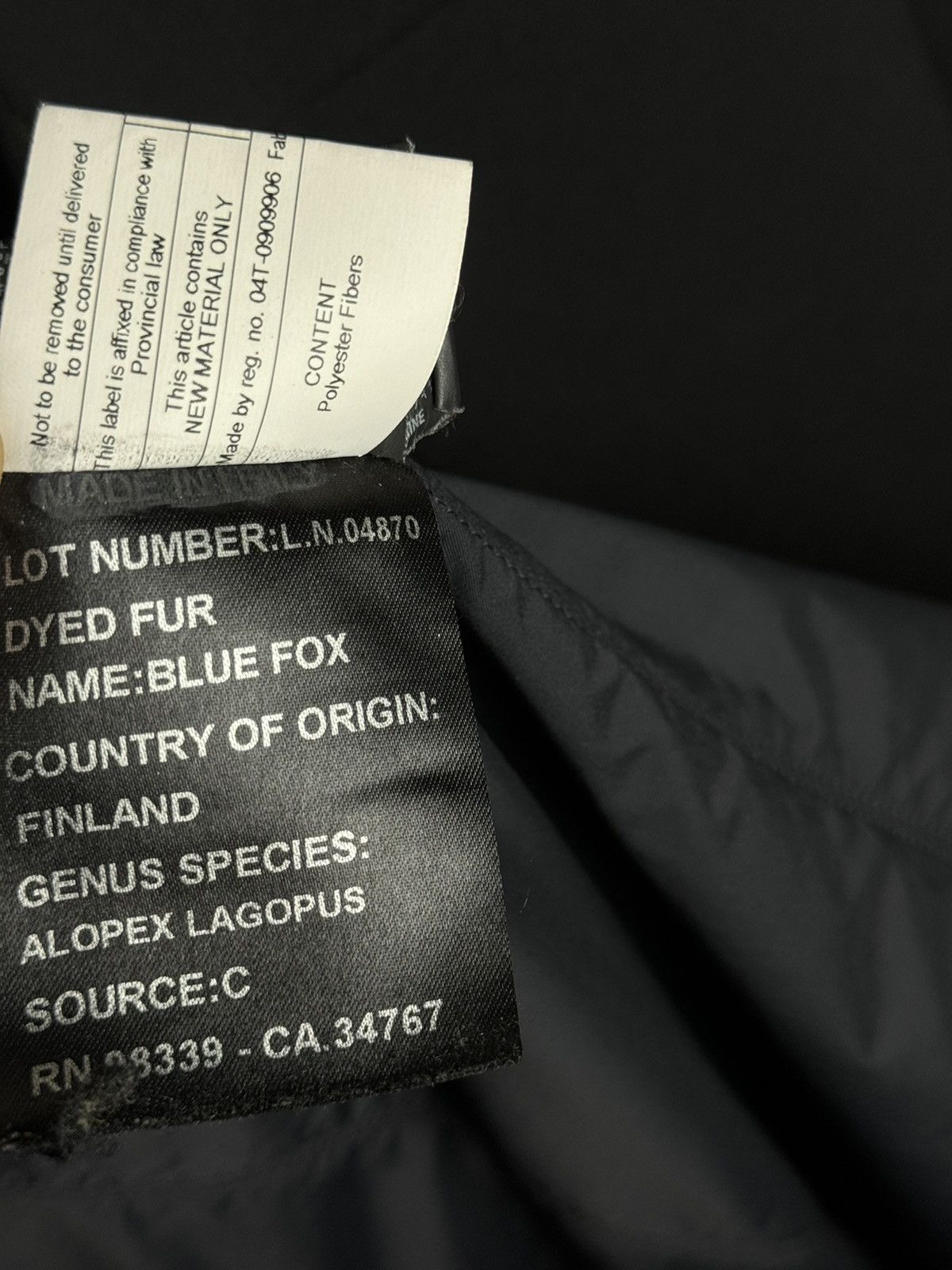 Prada Nylon coat blue fox fur Prada original rare luxury item Size S / US 4 / IT 40 - 7 Thumbnail