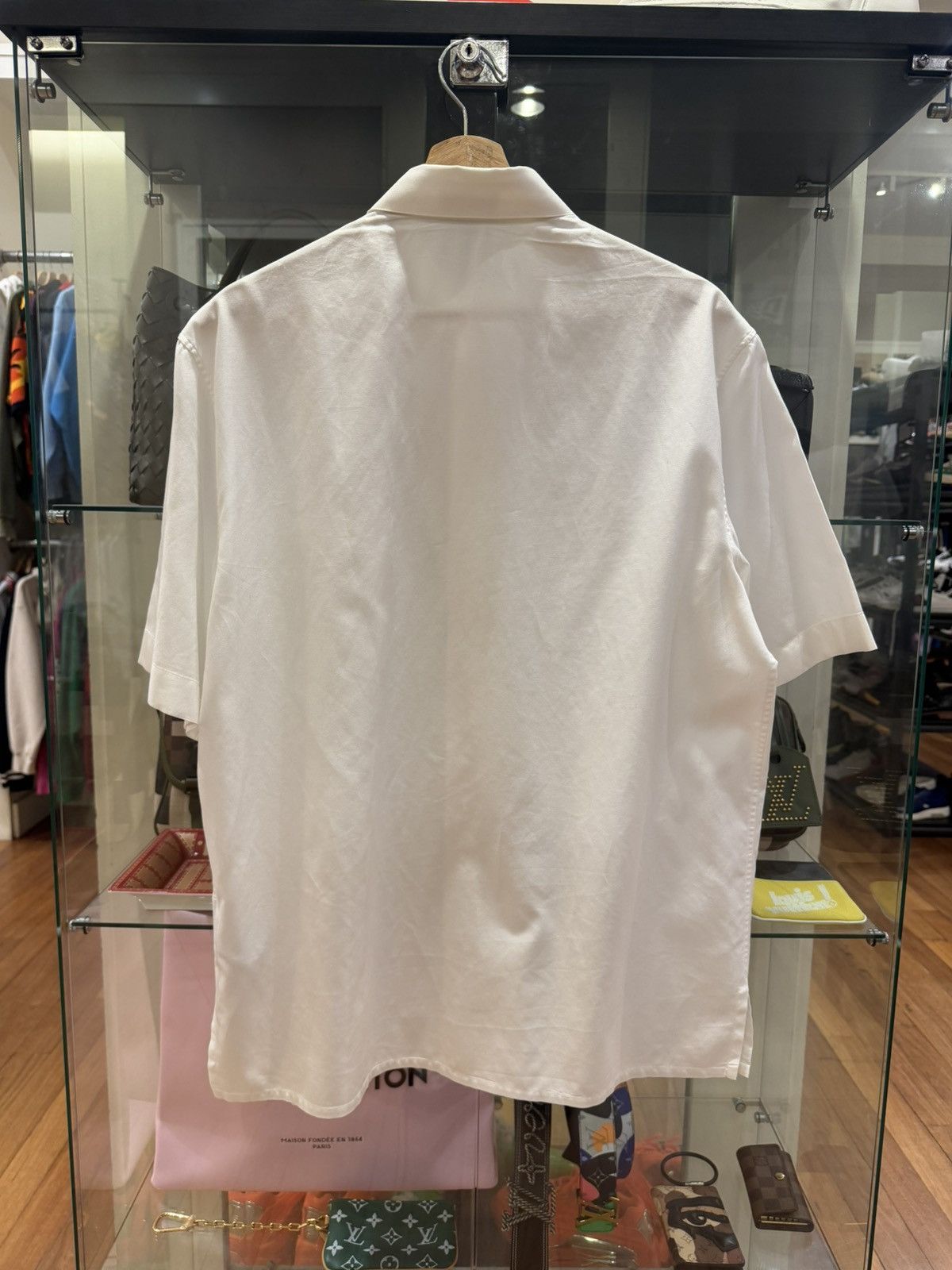 DENIM TEARS × Dior Denim Tears x Dior Button Down SS Tee - White Size US M / EU 48-50 / 2 - 2 Thumbnail
