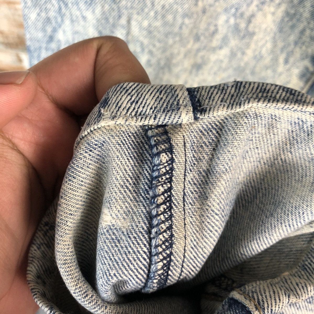 Vintage Gold Rush vintage sand Blue Denim Pants #A2127 Size US 27 - 11 Thumbnail