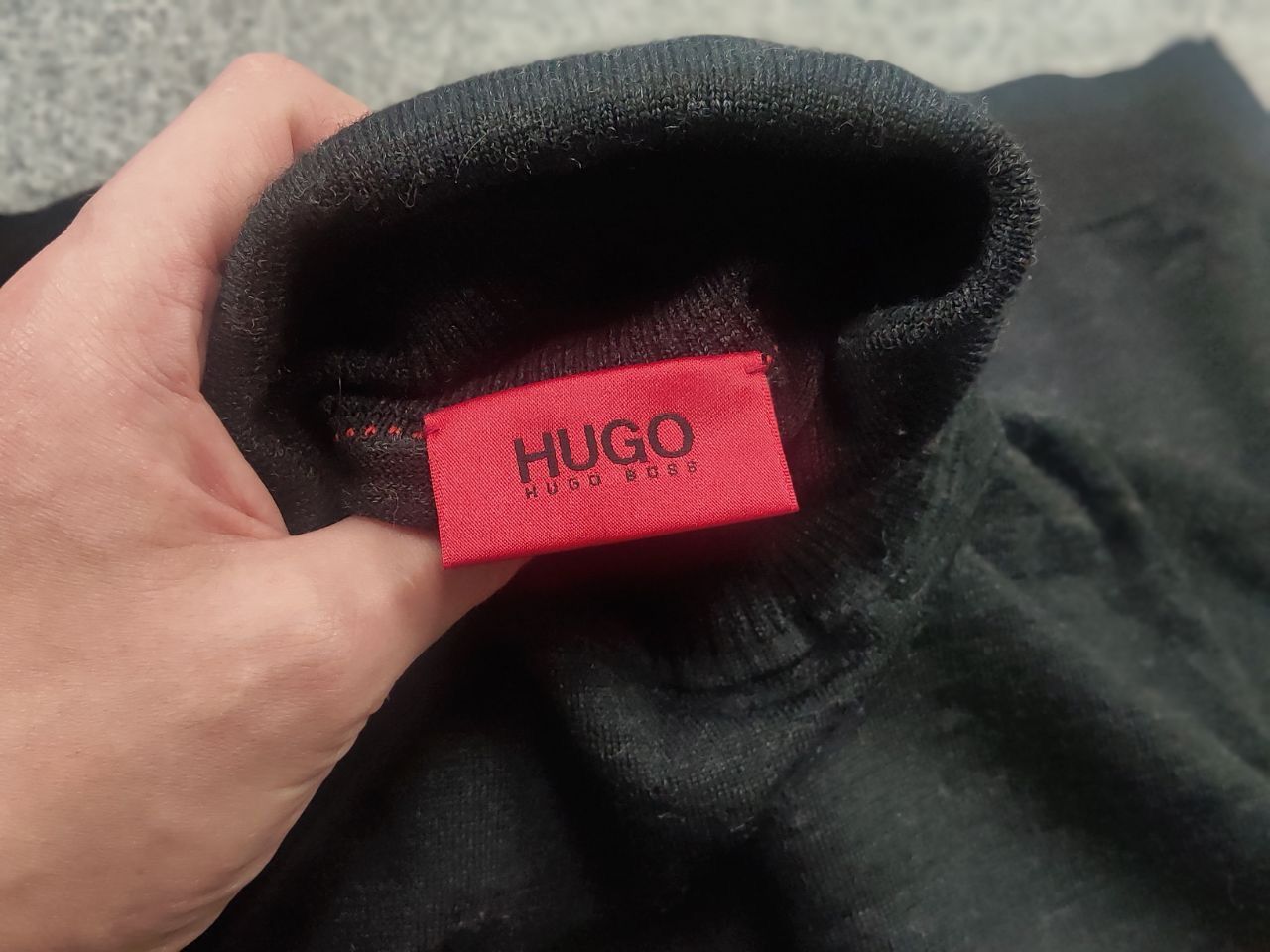 Hugo Boss Hugo Boss light wool Sweater high turtleneck collar Gray Size US M / EU 48-50 / 2 - 14 Thumbnail