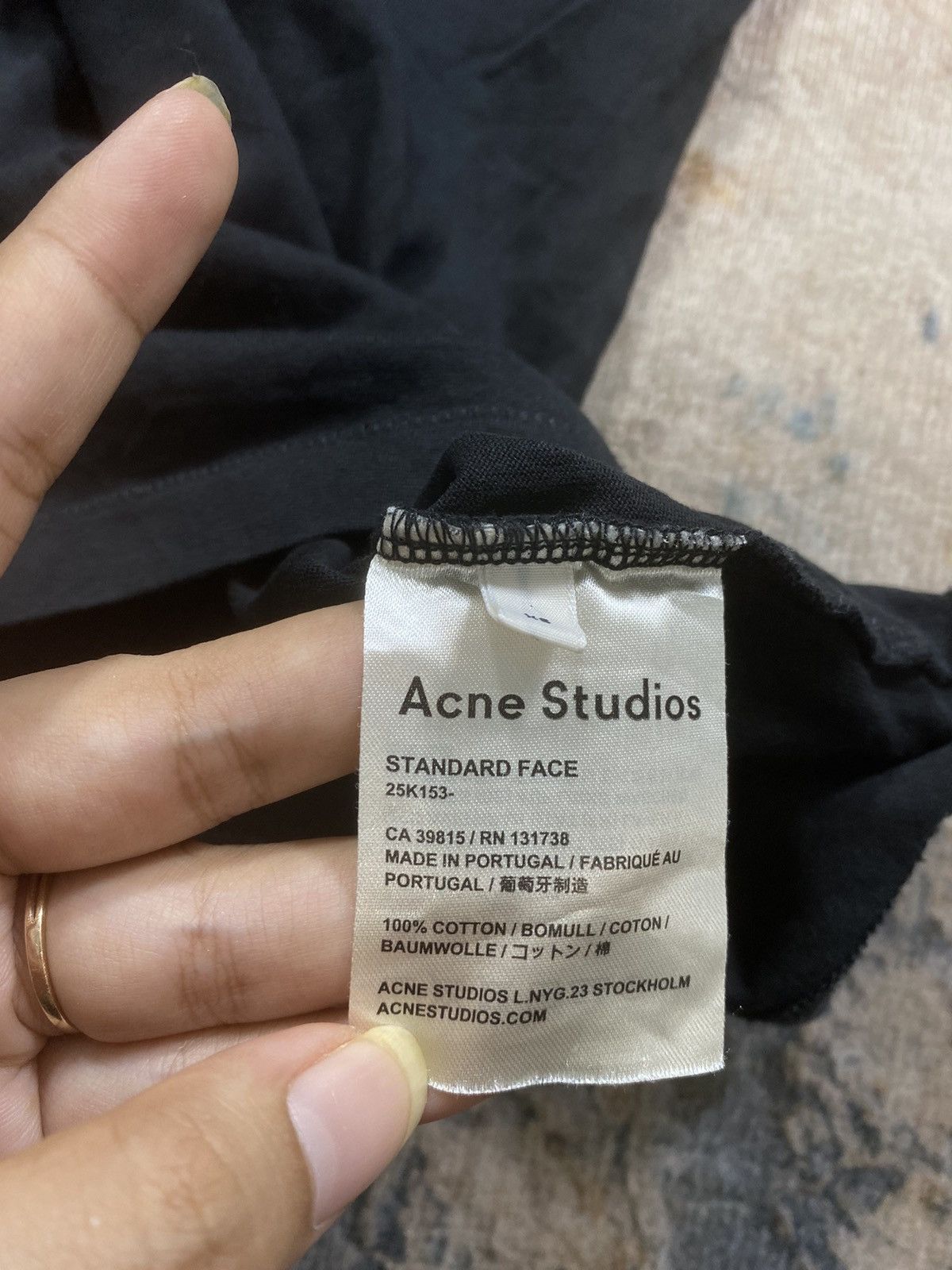 Acne Studios Japanese Acne Studio Shoer sleeve Tee Size US M / EU 48-50 / 2 - 5 Thumbnail