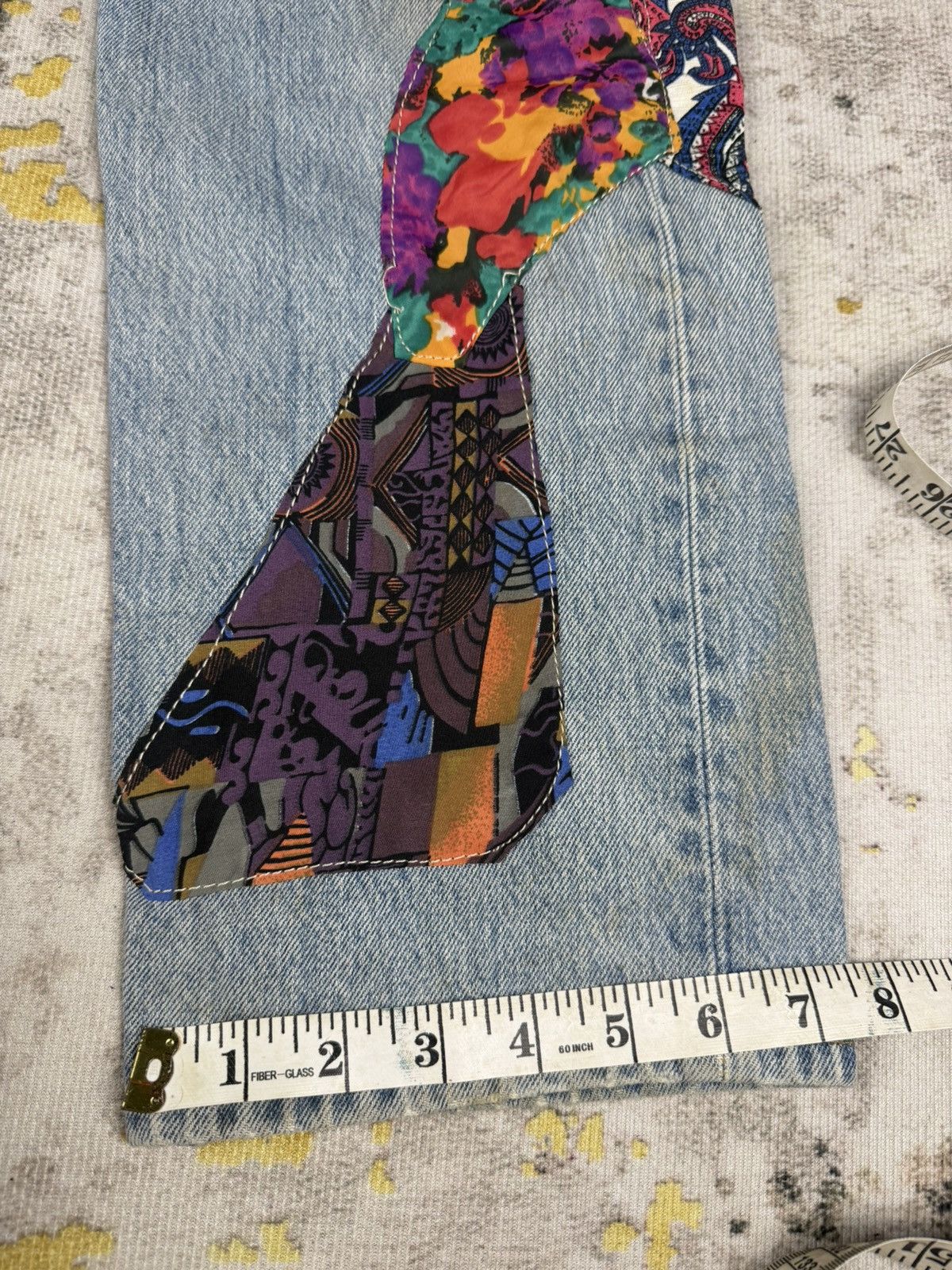 Junya Watanabe Vintage 80s Levis 501 Inspired Kapital Sashiko Boro Jeans Size US 30 / EU 46 - 9 Thumbnail