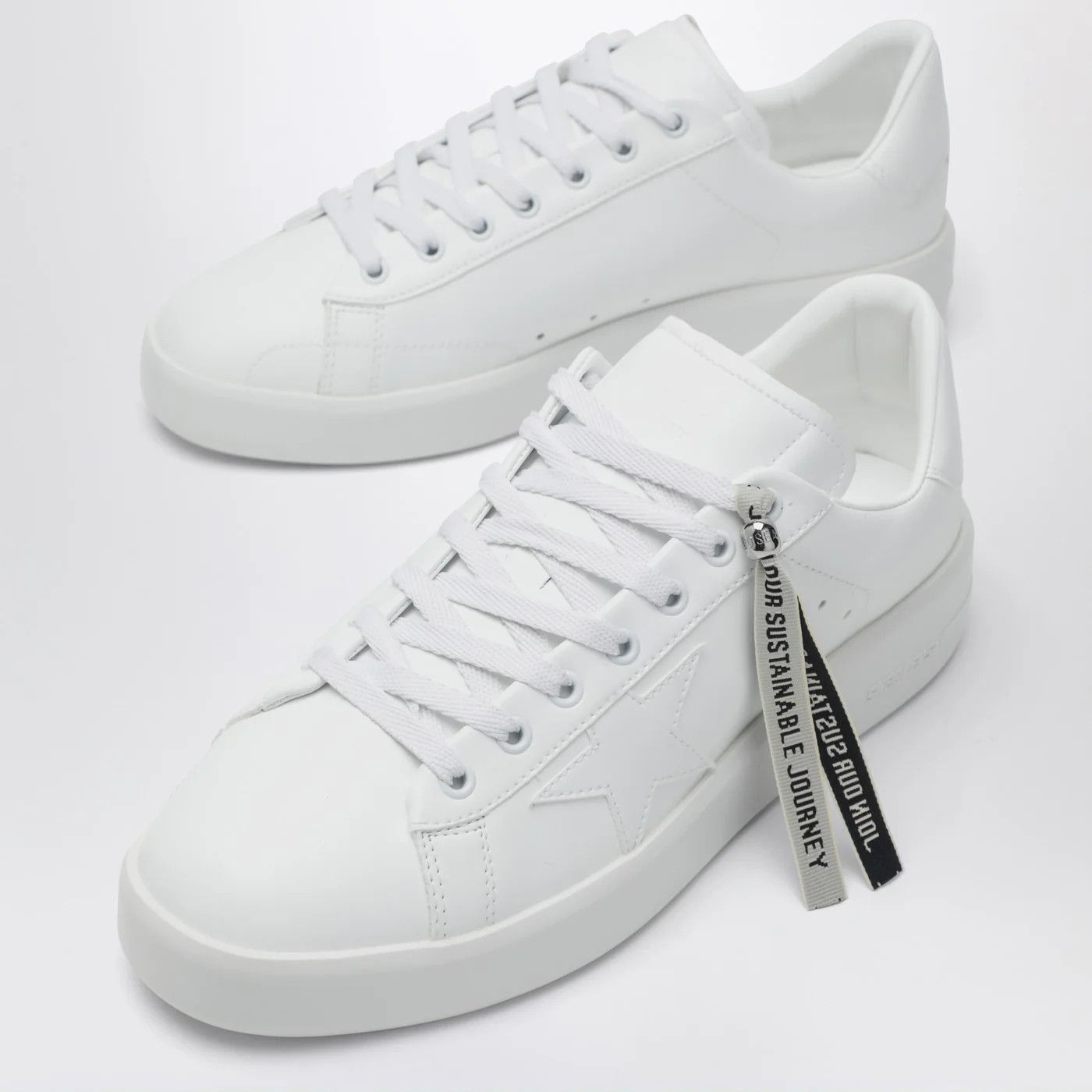 Golden Goose o1d2blof0426 Star Low-Top Sneakers in White Size US 7 / EU 40 - 5 Thumbnail