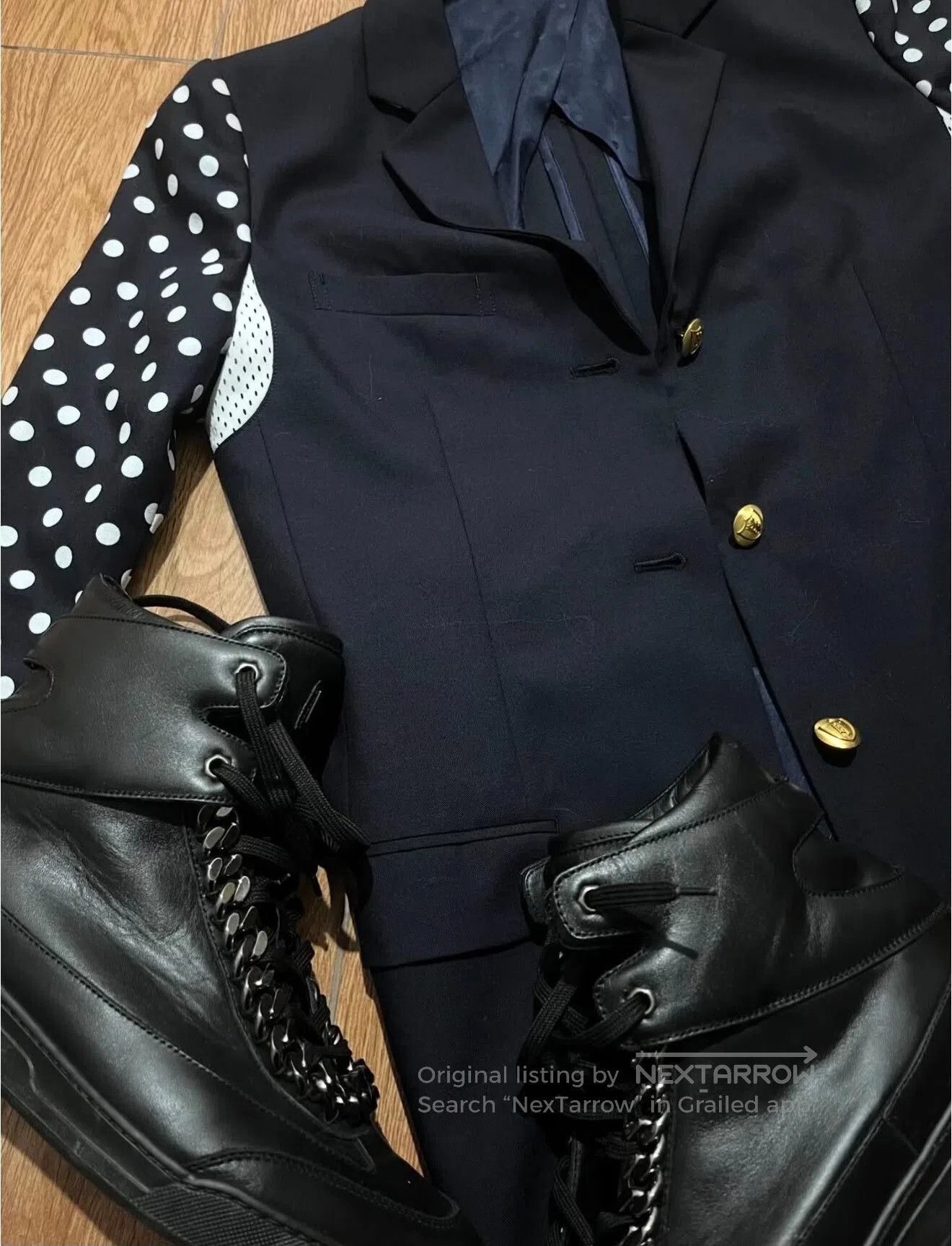 PHENOMENON Phenomenon SS13 Polkadot Blazer Jacket. Size S / US 4 / IT 40 - 8 Thumbnail