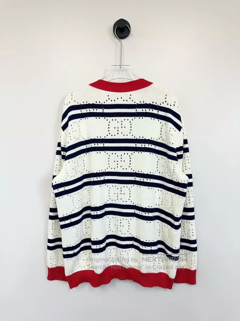 Gucci Gucci Color-matched hollow old flower logo single-breasted Size M / US 6-8 / IT 42-44 - 2 Thumbnail