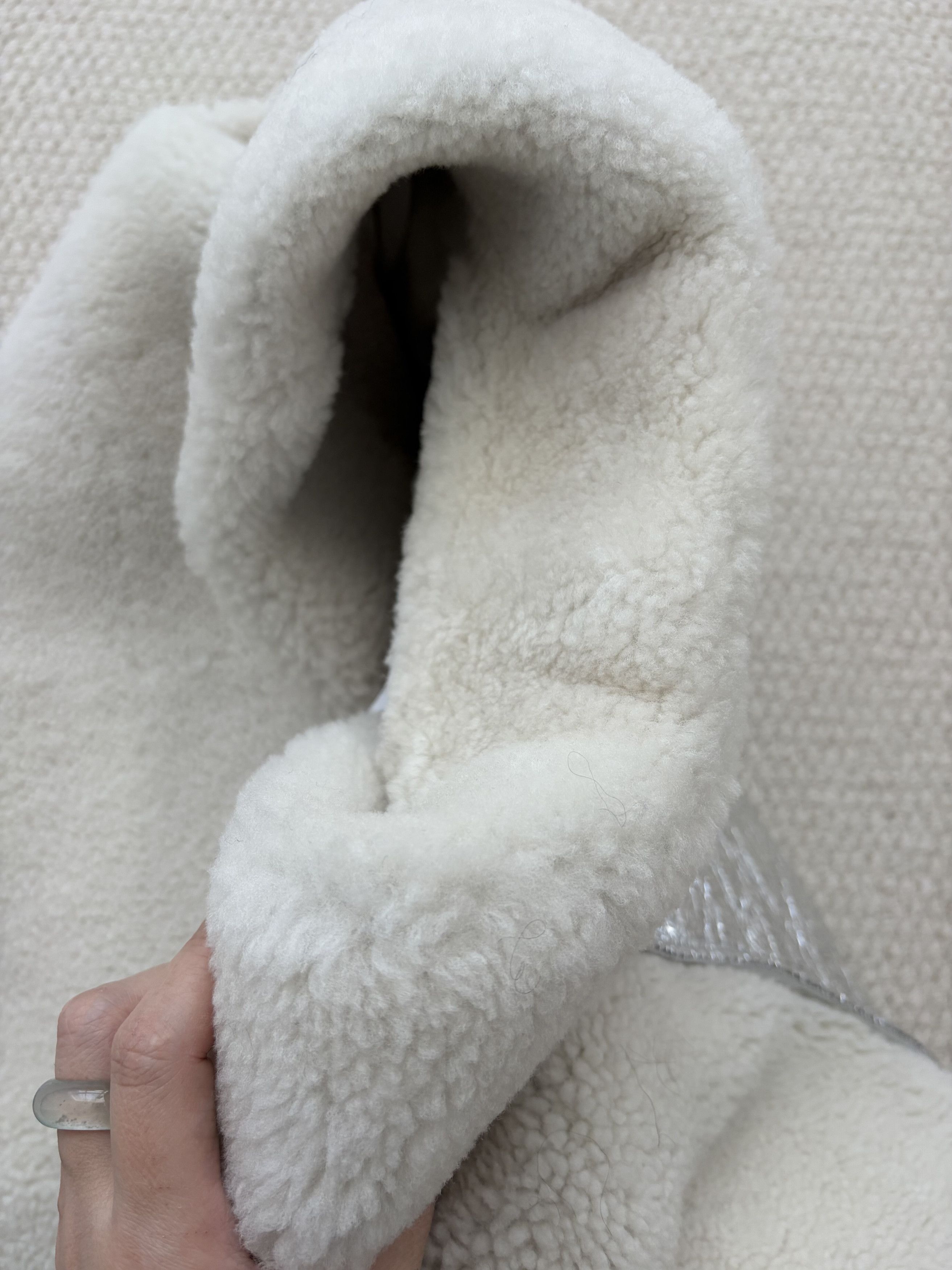 Chanel Chanel Metallic Silver Shearling Coat. Size XS / US 0-2 / IT 36-38 - 10 Thumbnail