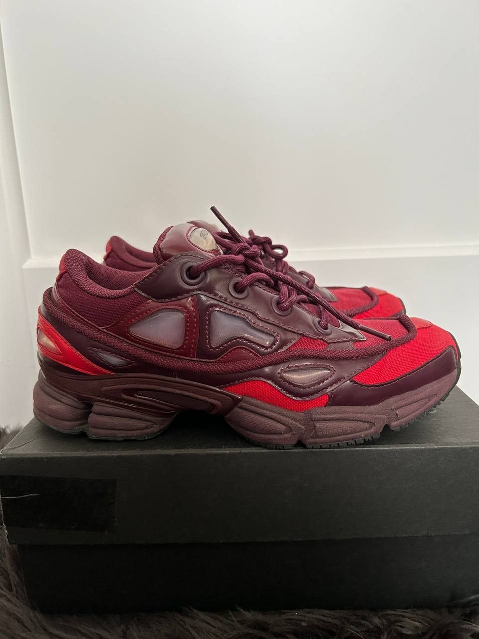 Adidas × Raf Simons Adidas Ozweego x Raf Simons 3 Burgundy Size US 8.5 / EU 41-42 - 2 Thumbnail