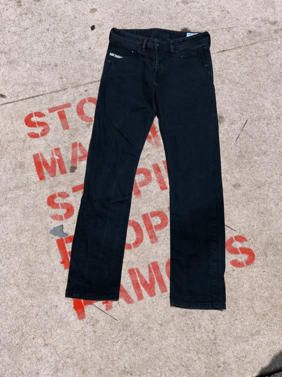 Diesel VINTAGE DIESEL JEANS STREETWEAR FADED Y2K Size US 28 / EU 44 - 1 Thumbnail