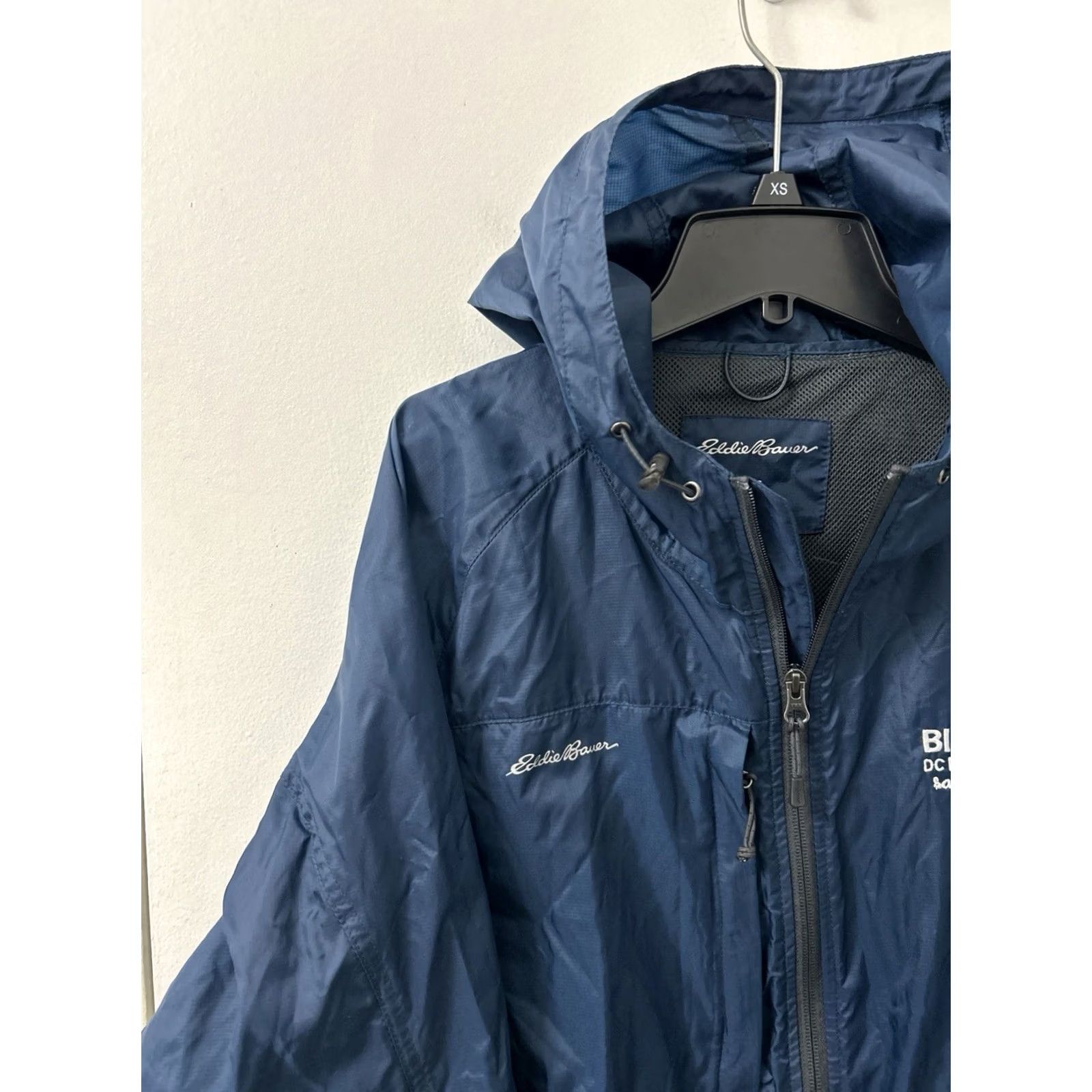 Eddie Bauer Eddie Bauer Rain Jacket Mens L Blue Lightweight Full Zip YKK Pockets Hooded Size US L / EU 52-54 / 3 - 4 Thumbnail