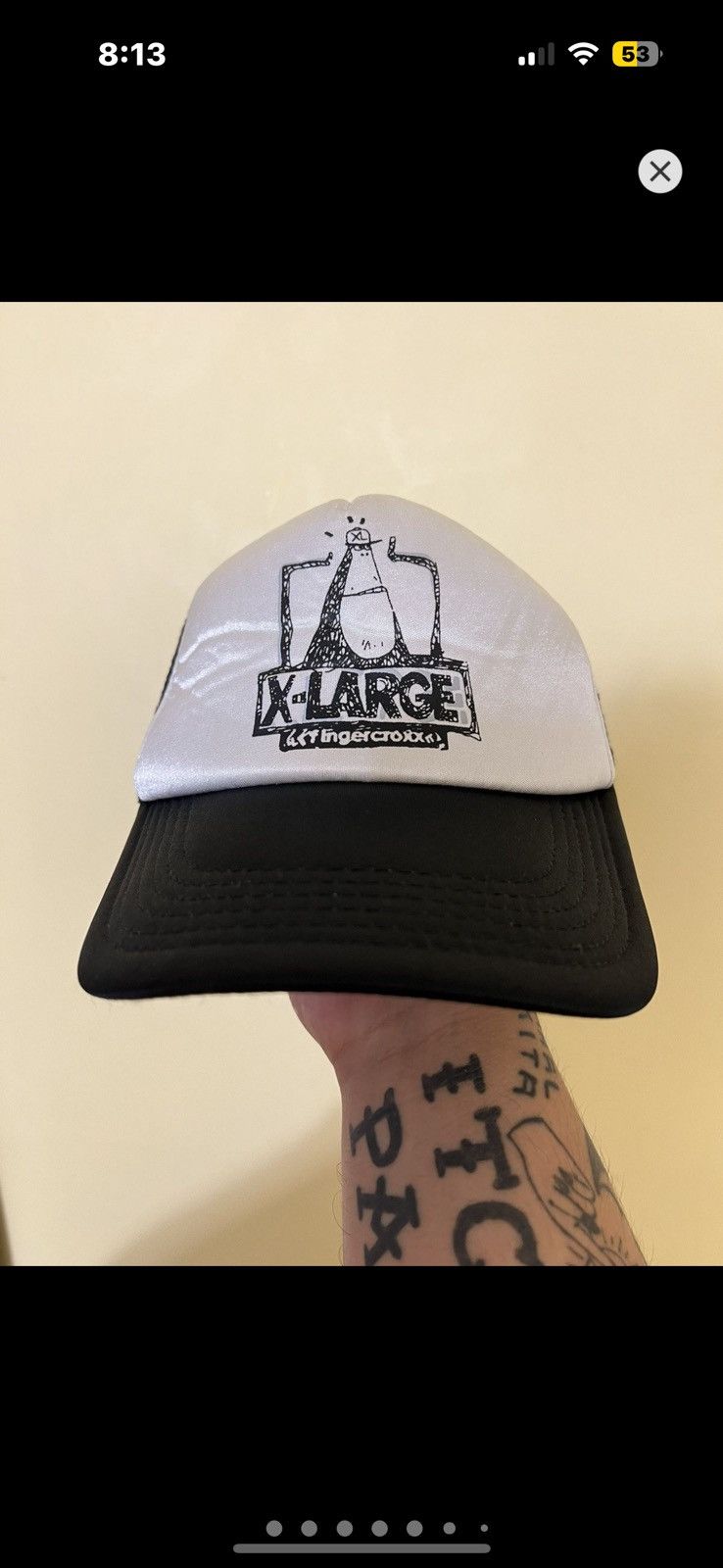 X-LARGE ***FINAL DROP***RARE 2007 X LARGE X FINGERCROXX TRUCKER CAP Size ONE SIZE - 1 Thumbnail