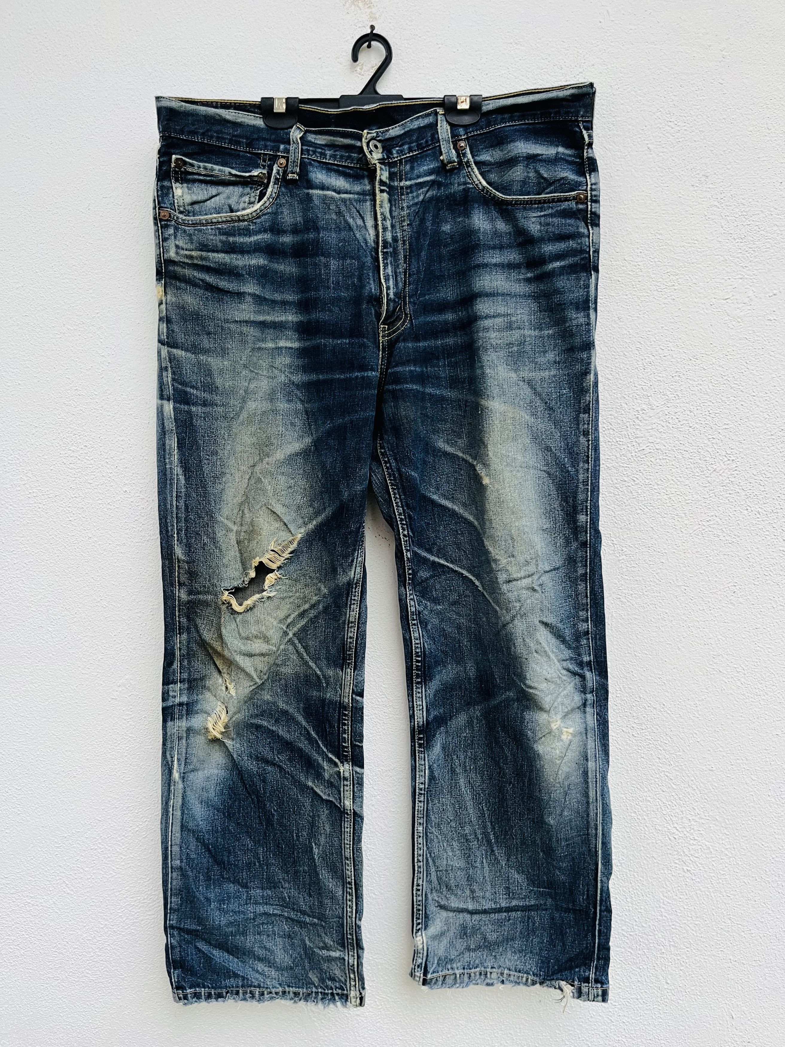 Levi's Vintage Clothing × Vintage Vintage Levis Japanese Distressed Fashion Style Size US 38 / EU 54 - 1 Thumbnail