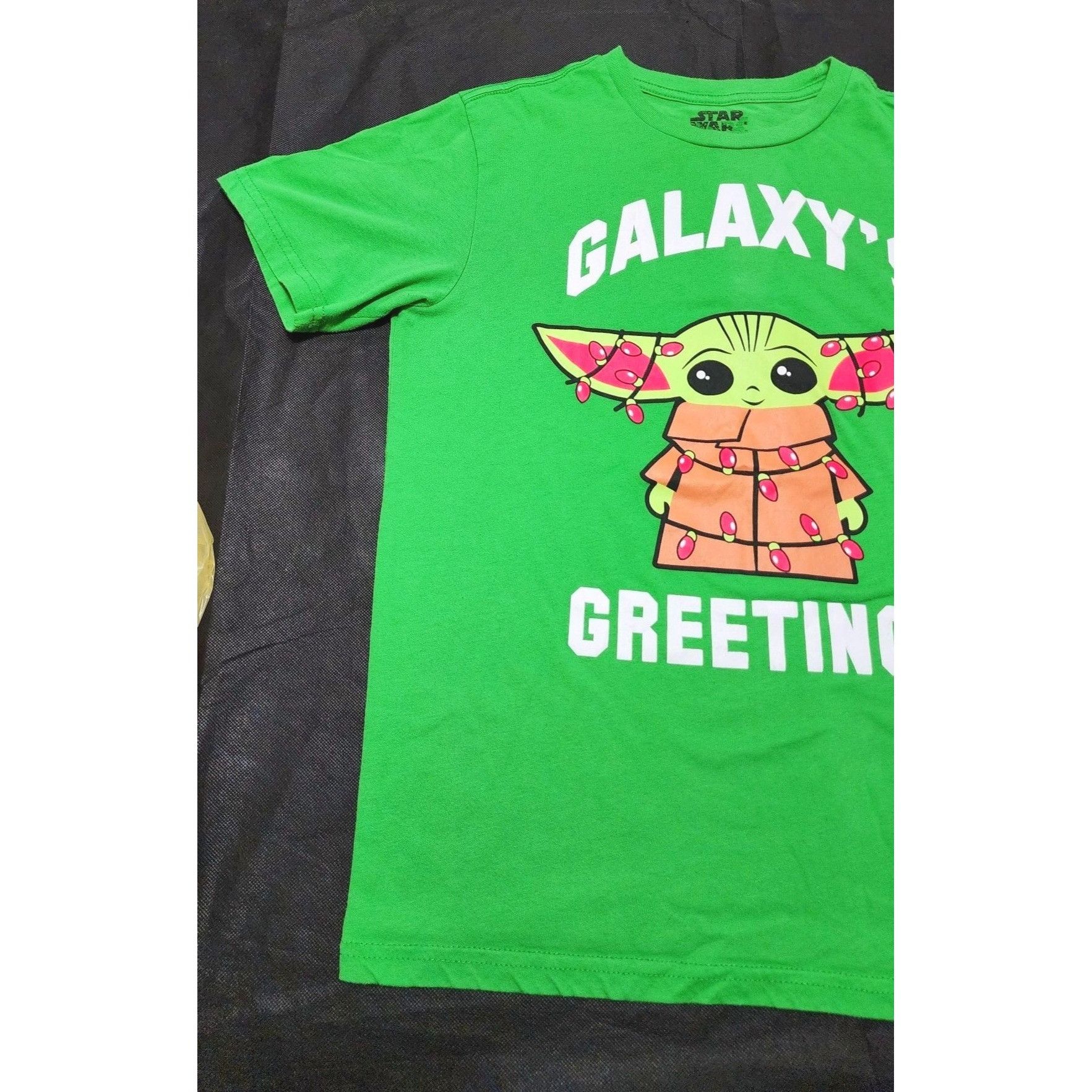 Star Wars Star Wars Galaxys Greetings Baby Yoda Adult Small T-Shirt G Size US S / EU 44-46 / 1 - 2 Thumbnail