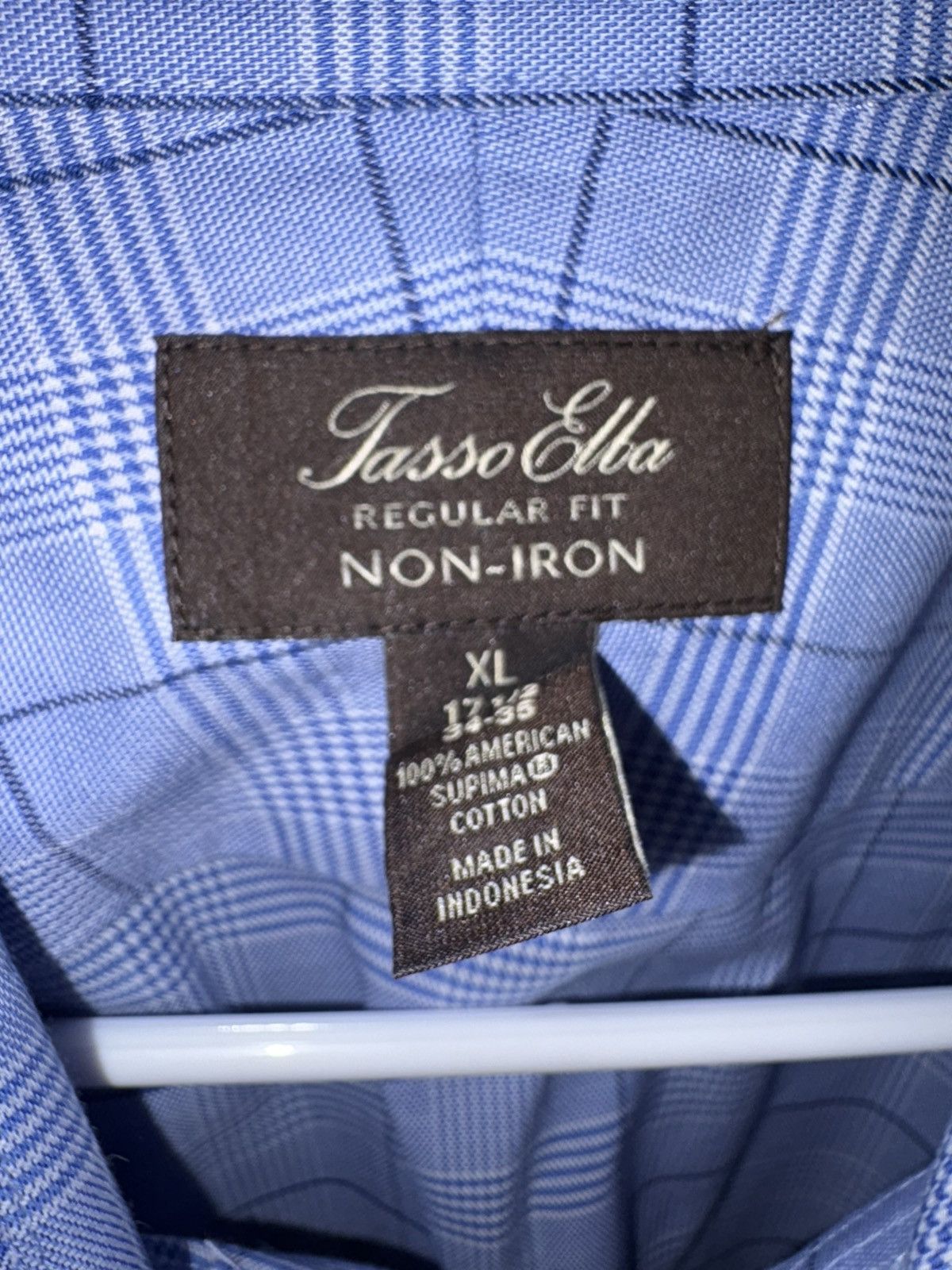 Tasso Elba Tasso Elba blue button up w/ French Cuffs Size US XL / EU 56 / 4 - 2 Thumbnail