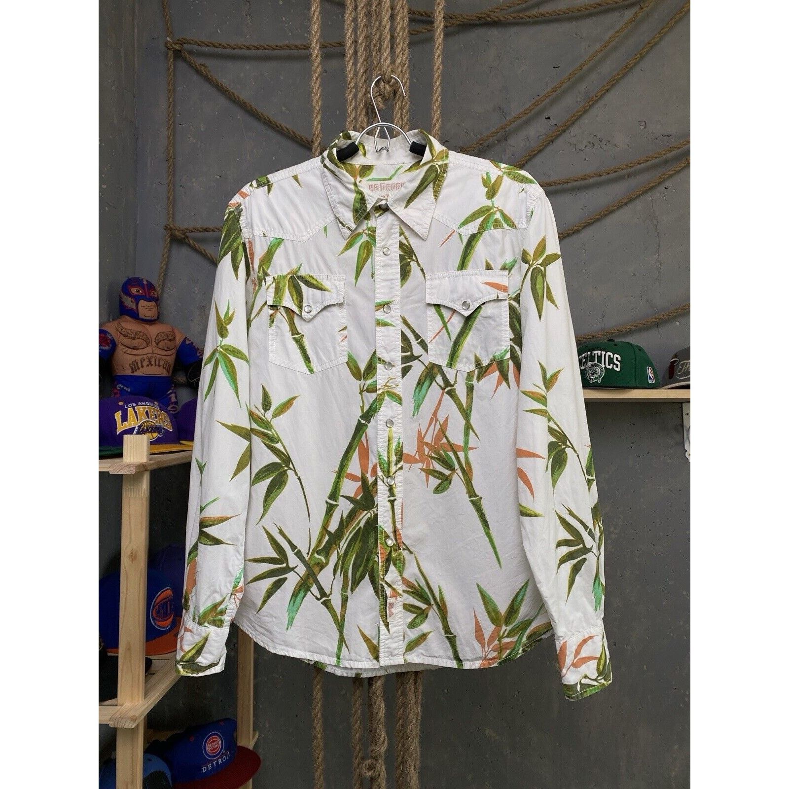 Mambo Vintage HO Daddy Mambo Tropical Pattern Button Up Shirt Size US M / EU 48-50 / 2 - 1 Thumbnail
