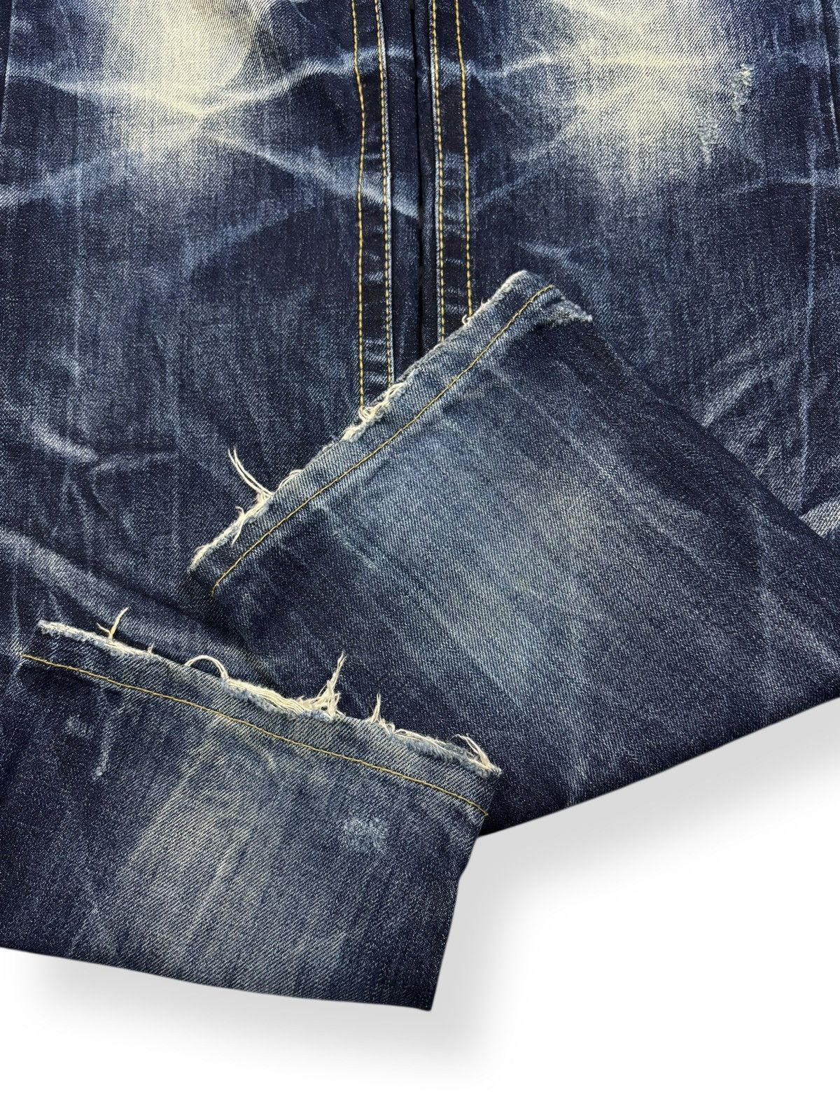 If Six Was Nine Vintage Japanese Brand Lolita Whiskers Distressed Punk Jeans Size US 32 / EU 48 - 10 Thumbnail