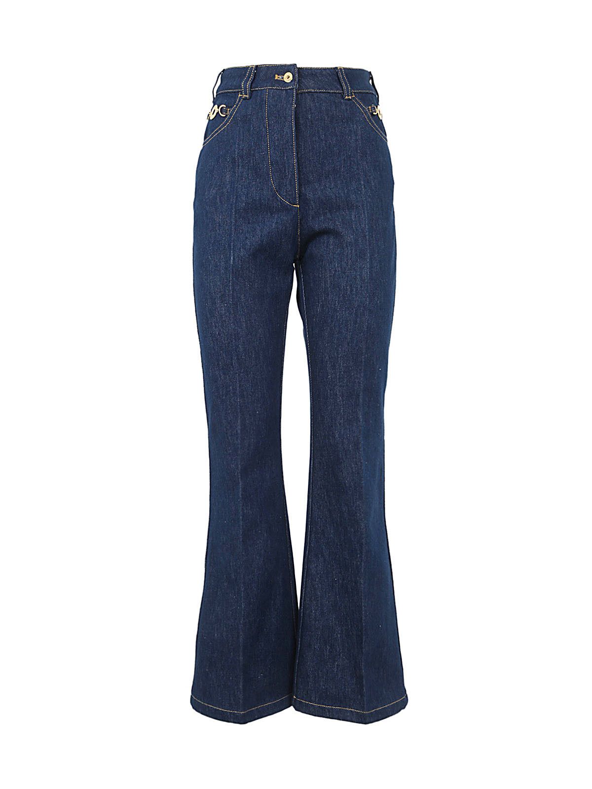 Patou FLARE DENIM TROUSERS Size 30" / US 8 / IT 44 - 1 Thumbnail