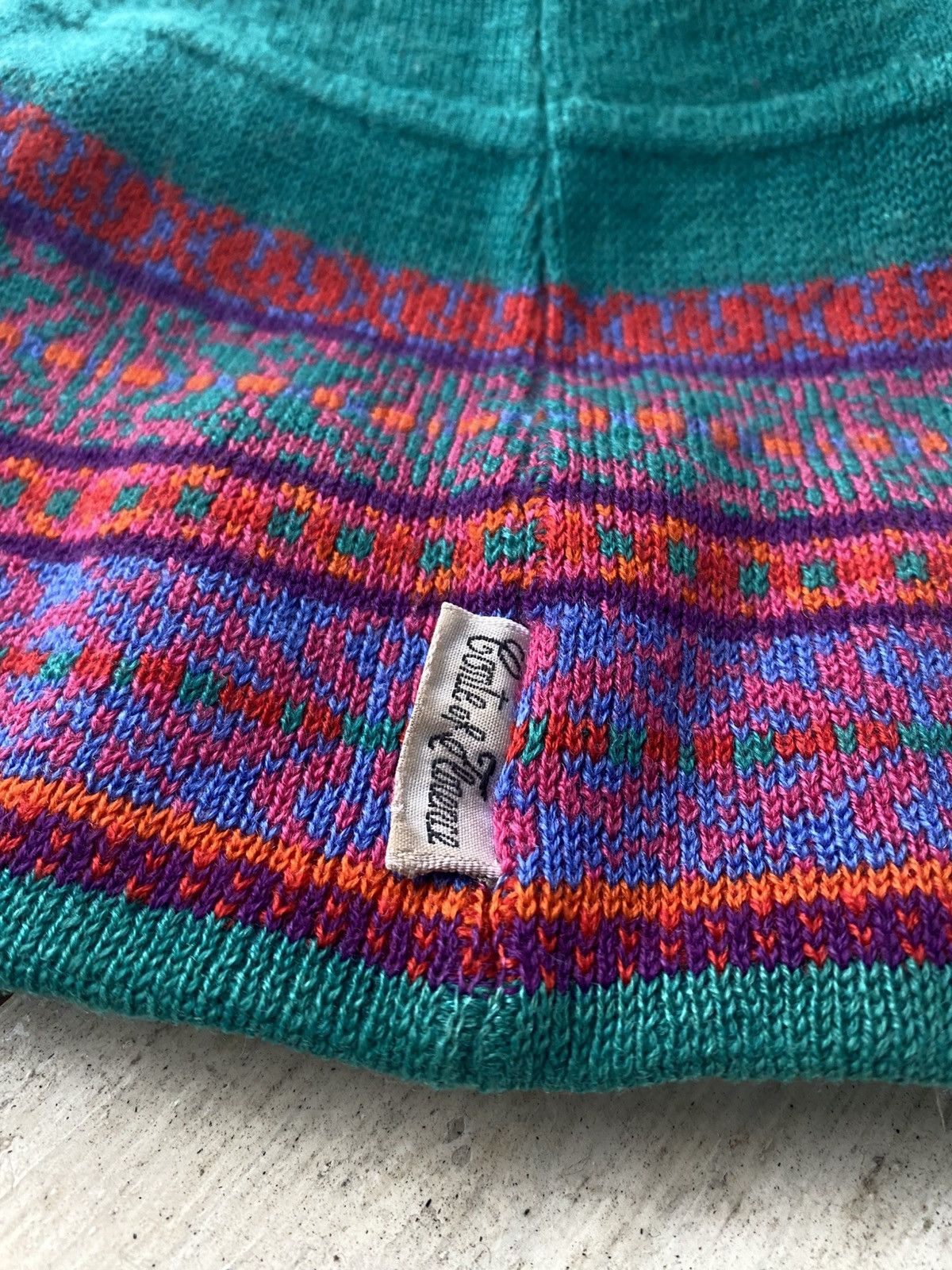 Conte of Florence × Vintage Conte Of Florence Vintage Fleece Ski Beanie Hat Size ONE SIZE - 4 Thumbnail