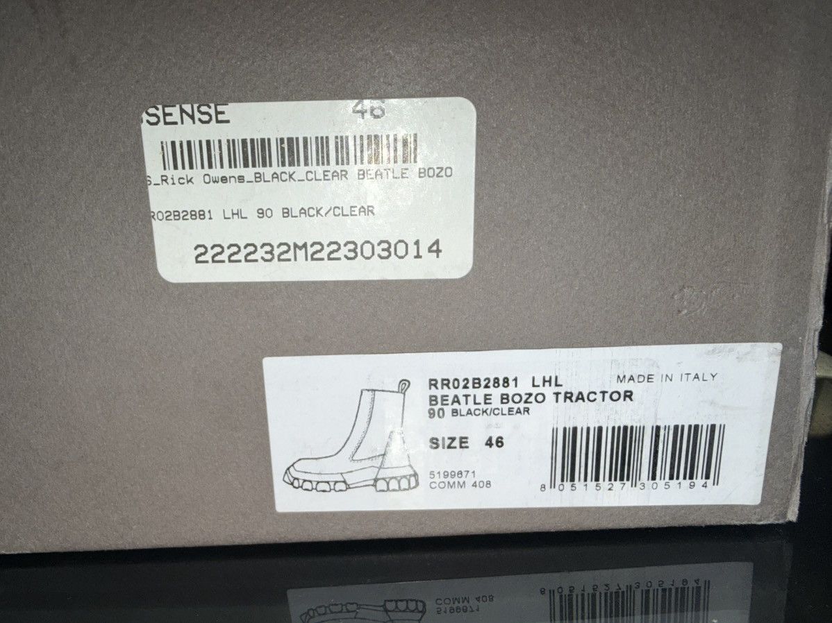Rick Owens Rick Owen Bozo Boot “Black Pony” Size US 12 / EU 45 - 11 Thumbnail