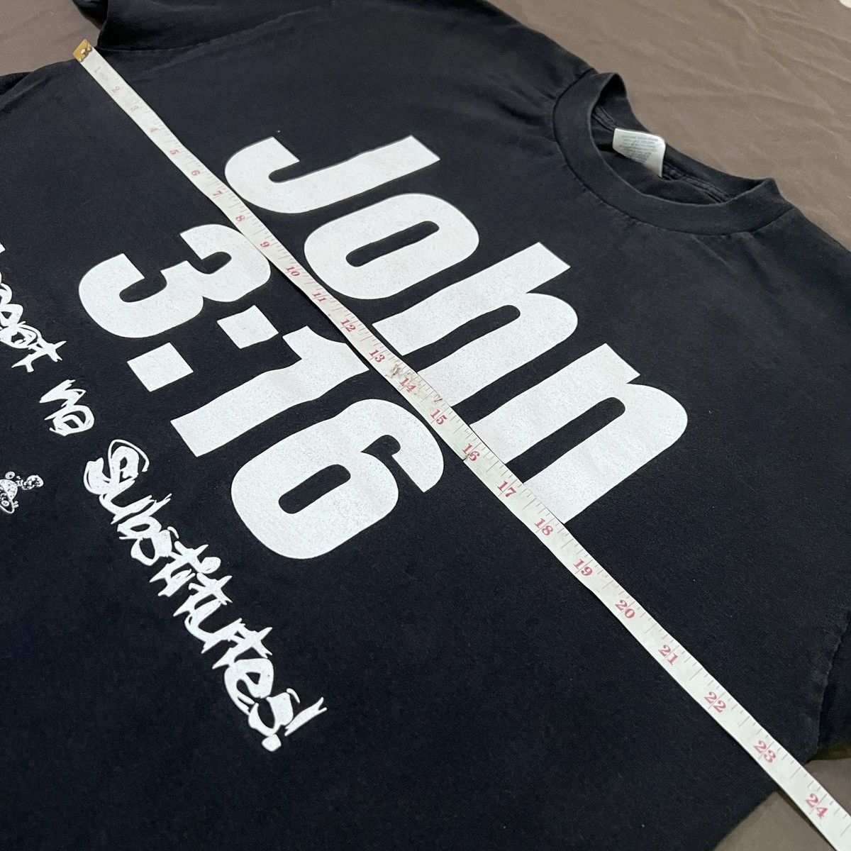 Vintage Vintage 90s Jesus God Bible Holy Stone Cold Parody Tee XL Size US XL / EU 56 / 4 - 12 Thumbnail