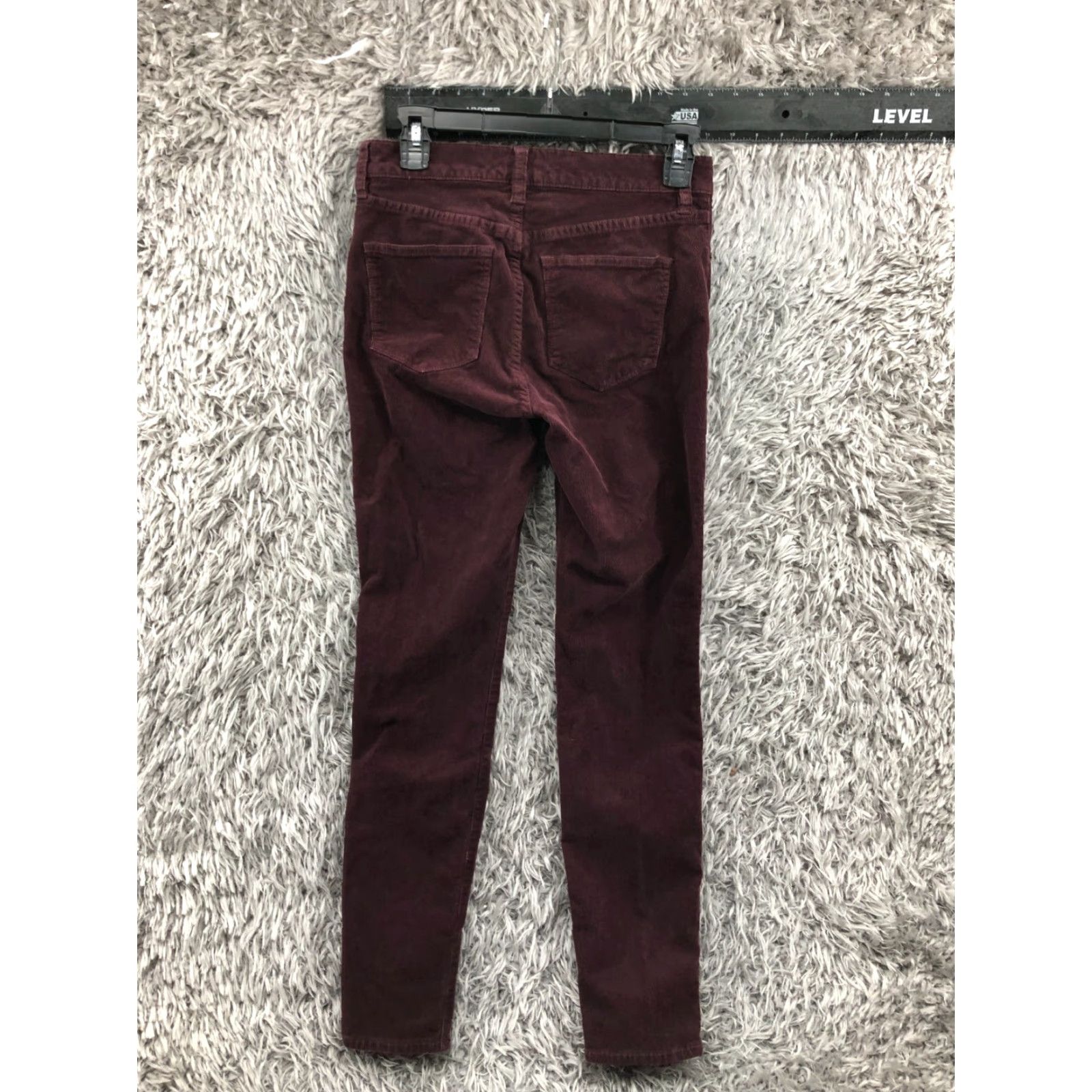 J.Crew J.Crew Lookout High Rise Skinny Corduroy Pants Size 27 Womens Red Size 27" / US 4 / IT 40 - 5 Thumbnail