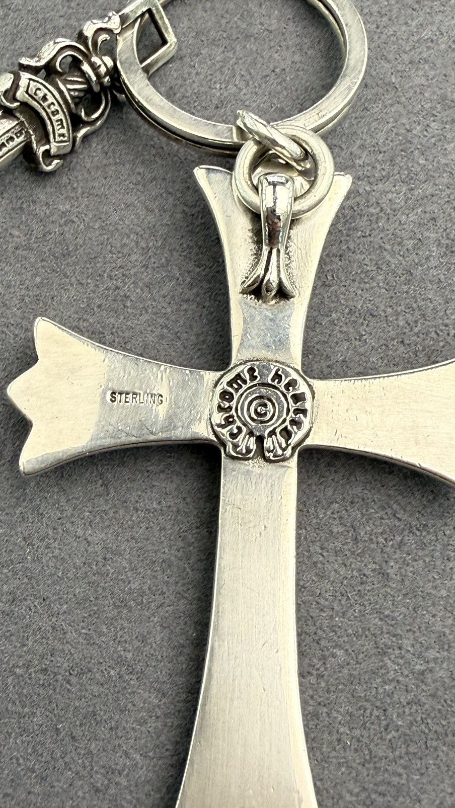 Chrome Hearts Chrome Hearts Cross & Dagger Keychain Silver 925 New Size ONE SIZE - 4 Thumbnail