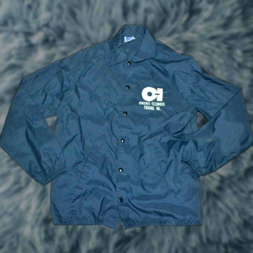 Champion VTG Champion Jacket Windbreaker Toano VA Nylon Button Up M Small Blue Men Wardrobe Vapor Size US M / EU 48-50 / 2 - 1 Thumbnail