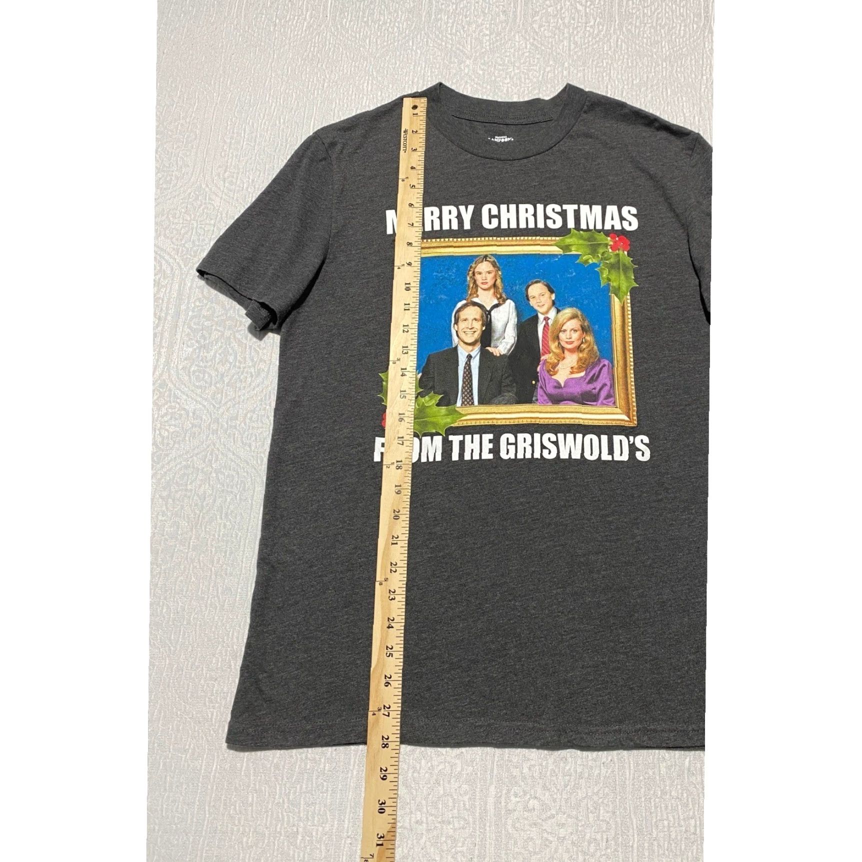 Vintage National Lampoon's T-Shirt Men's Large Gray Christmas Vacation Griswolds Movie Size US L / EU 52-54 / 3 - 5 Thumbnail