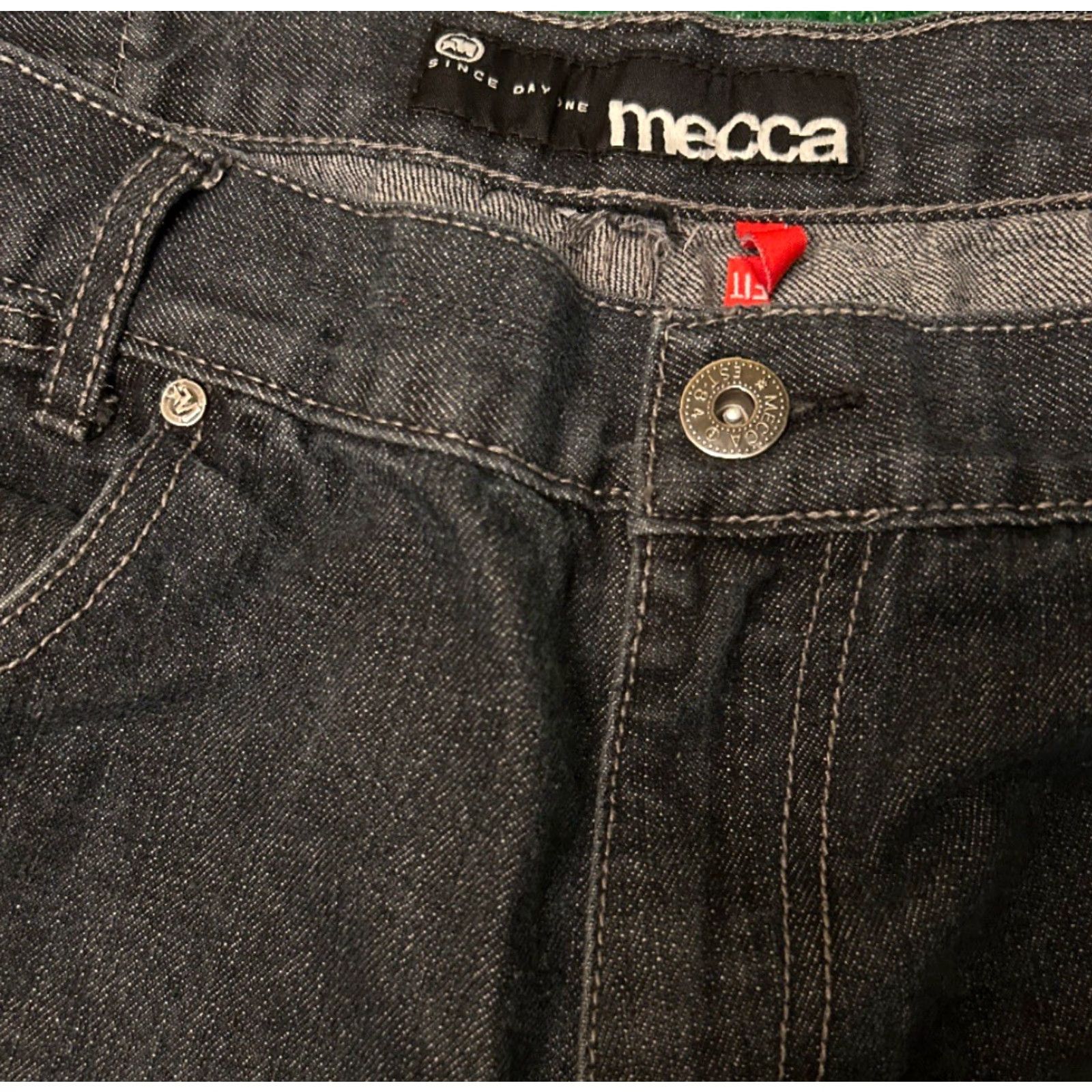 Vintage VINTAGE Mecca Jeans Baggy Hip Hop Skater Punk Grunge VTG Mens Size 42 X 29 Wide-Leg Size US 42 / EU 58 - 4 Thumbnail
