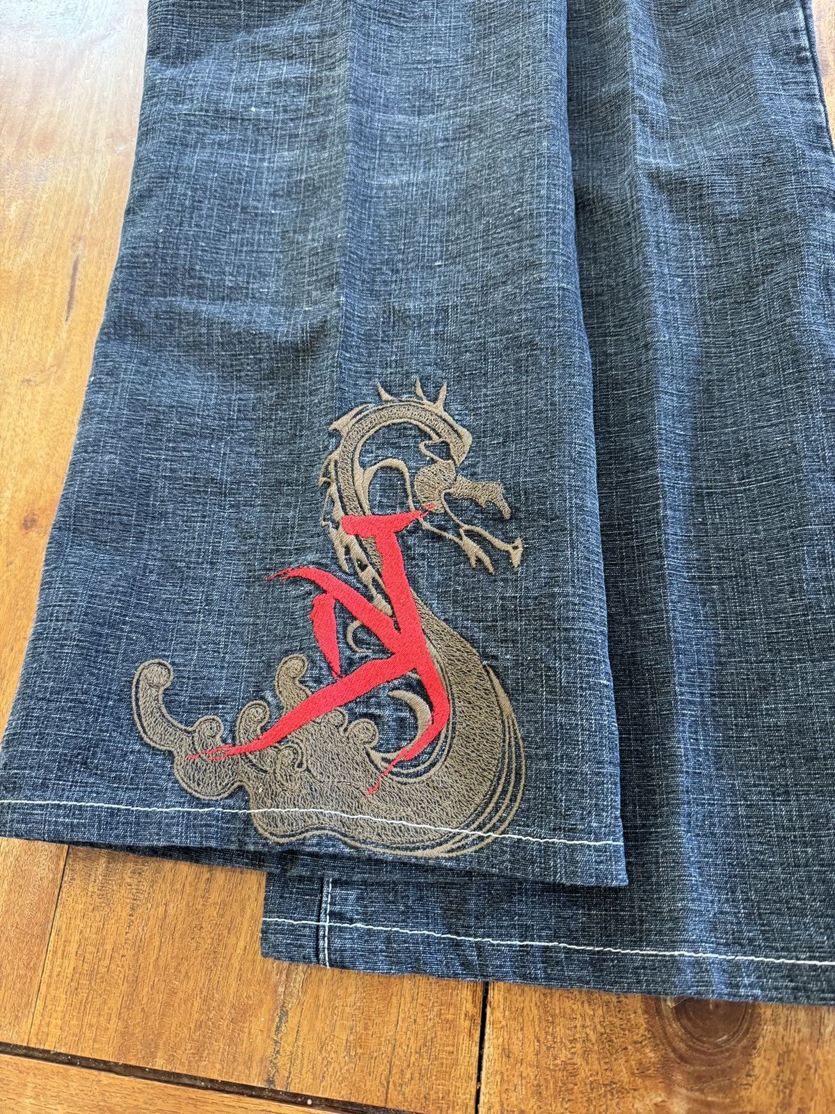 Armani Vintage baggy embroidered Armani jeans Size US 38 / EU 54 - 2 Thumbnail