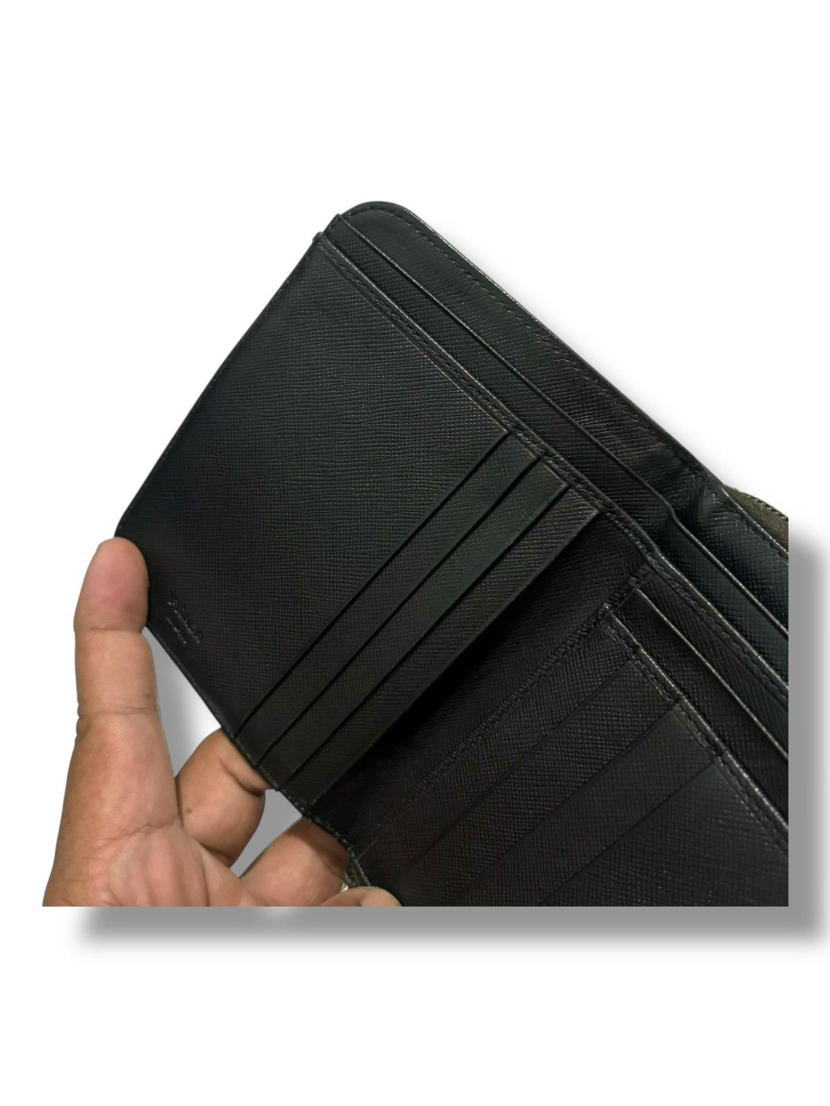 Prada Prada Olive Nylon Zip Wallet Size ONE SIZE - 4 Thumbnail