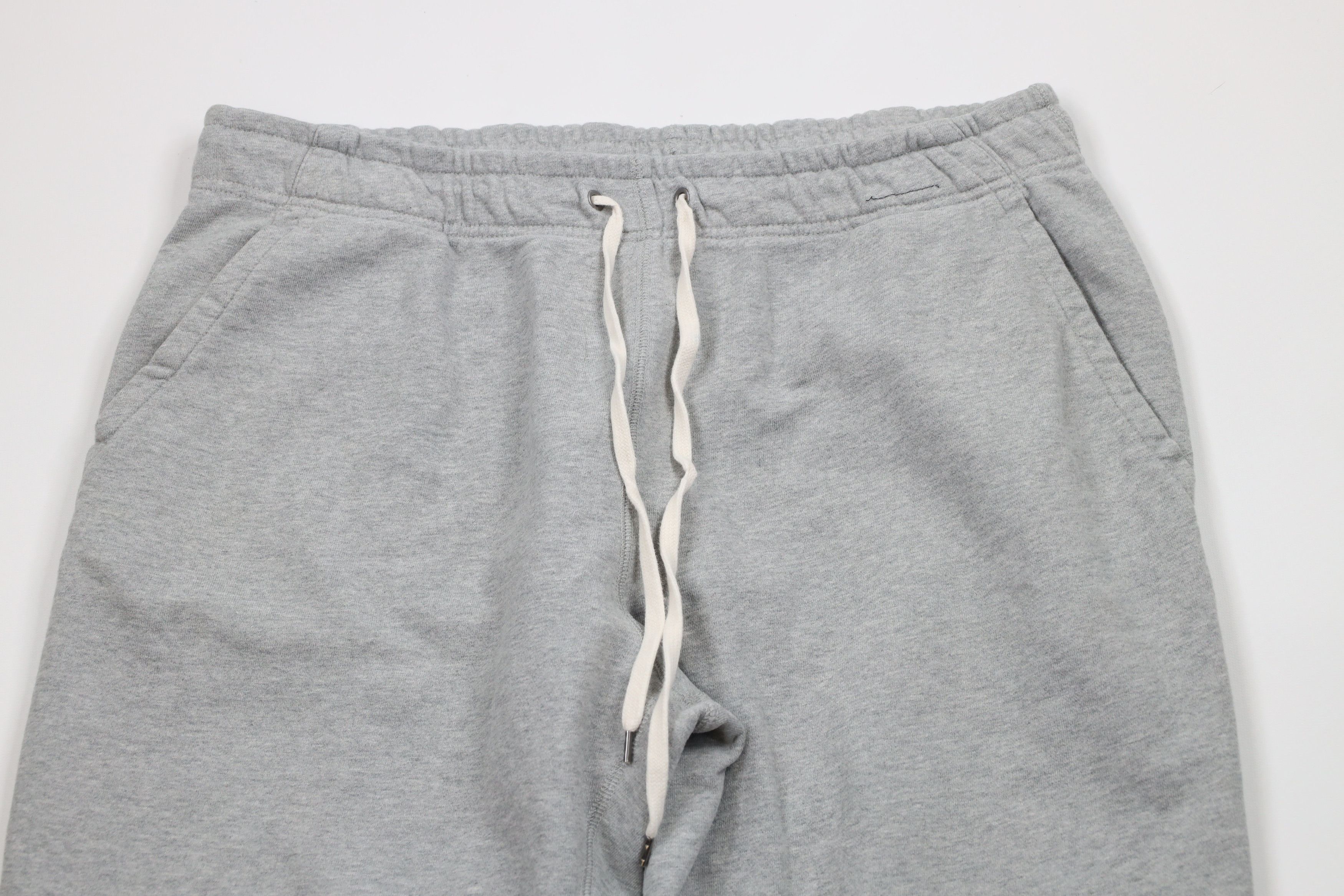 J.Crew × Vintage J Crew Knit Goods Blank Heavyweight Sweatpants Joggers Gray Size US 36 / EU 52 - 2 Thumbnail